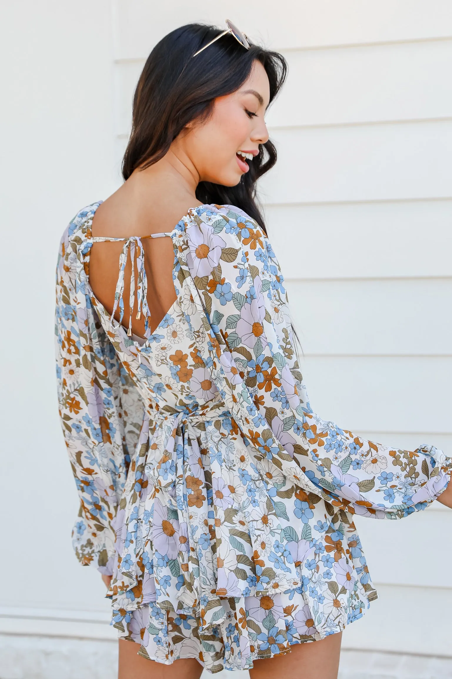 A Love That Blooms Floral Romper