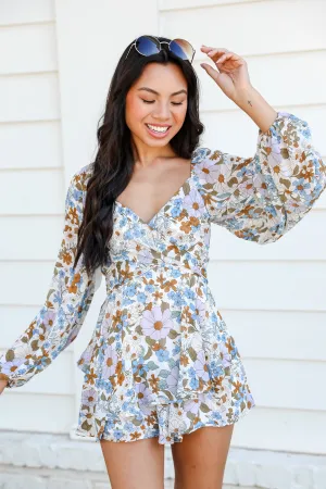 A Love That Blooms Floral Romper
