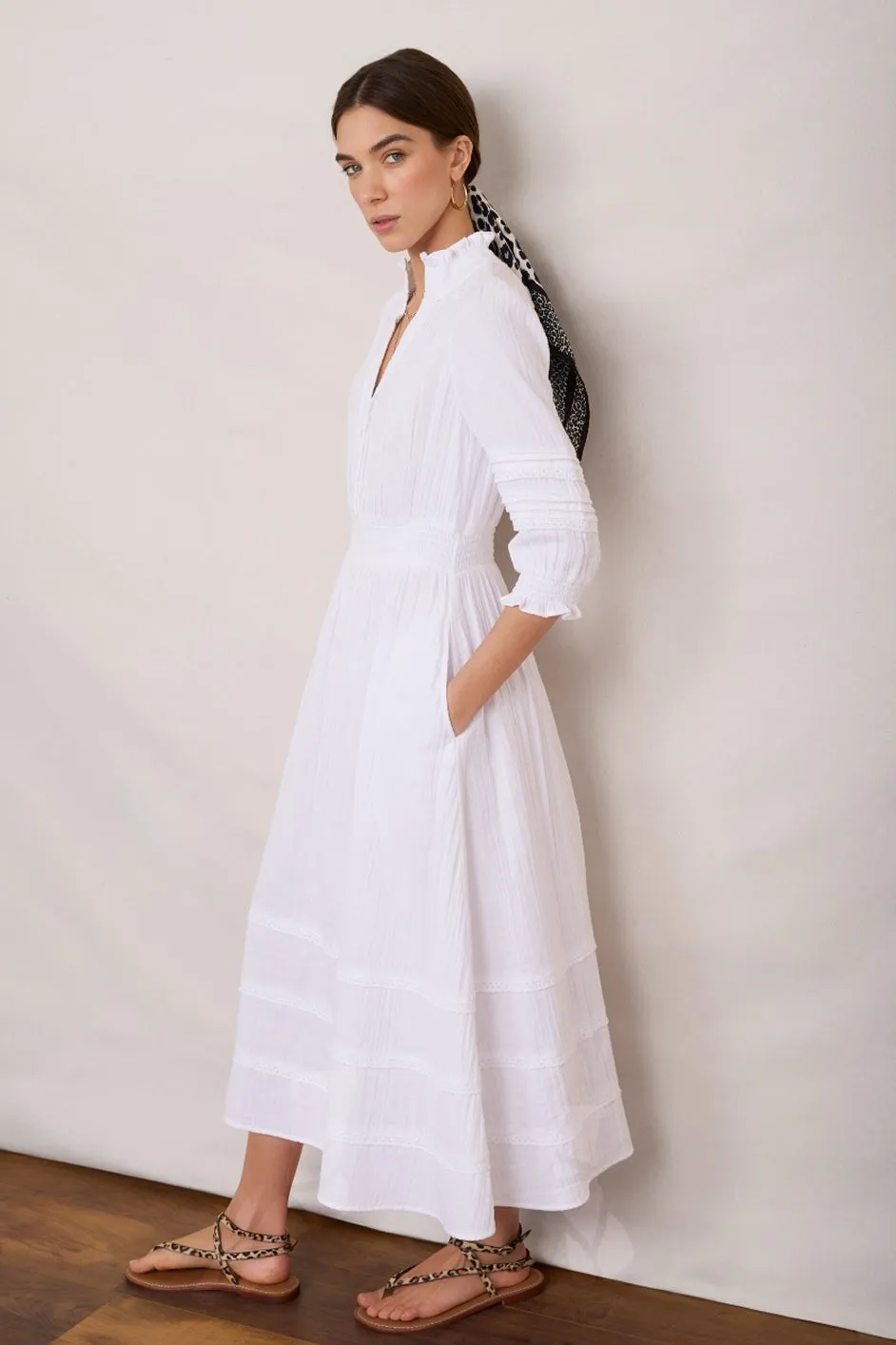 Alina Dress - White