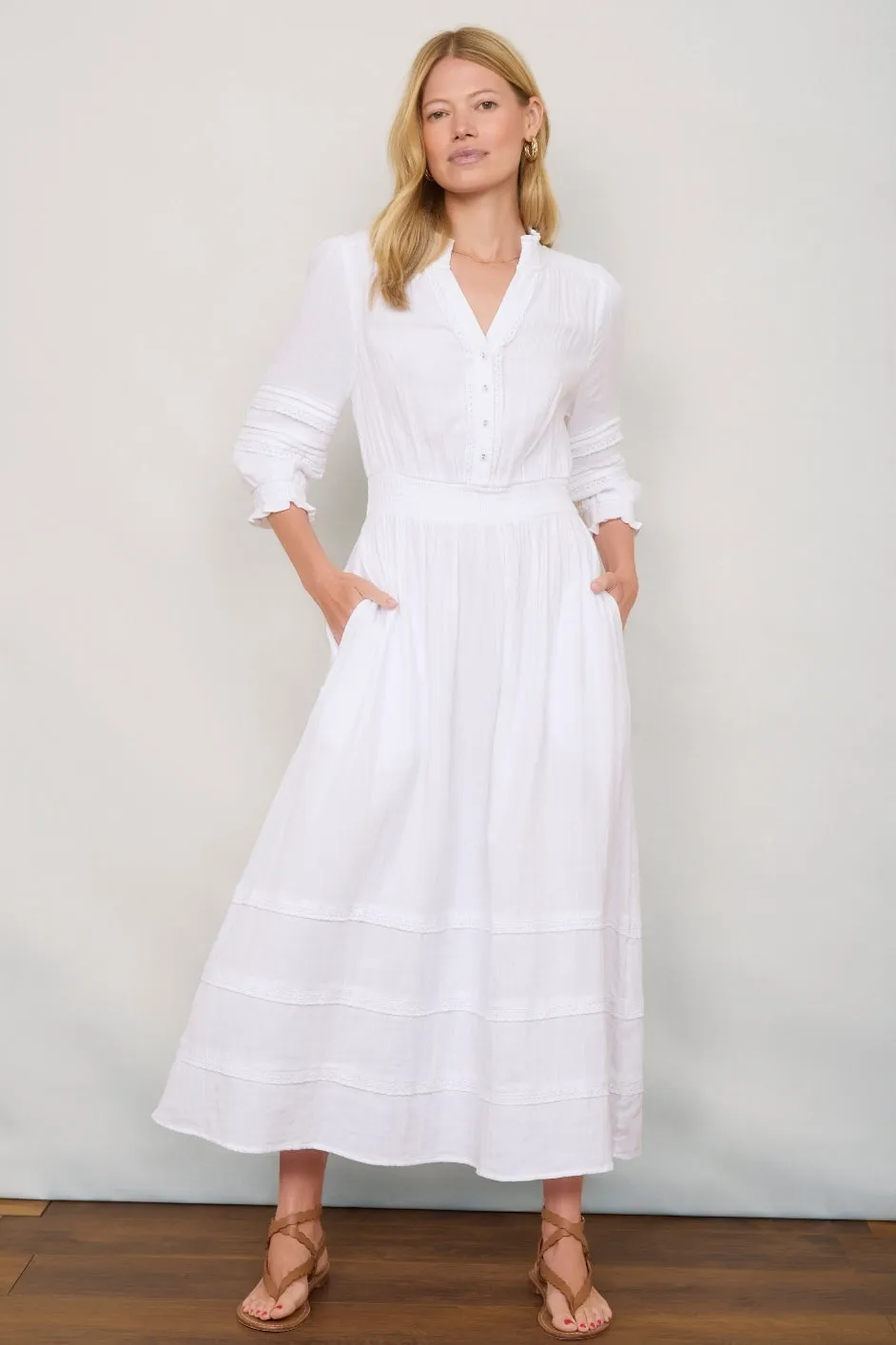 Alina Dress - White