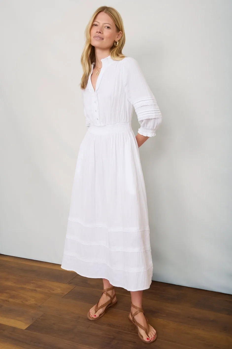 Alina Dress - White