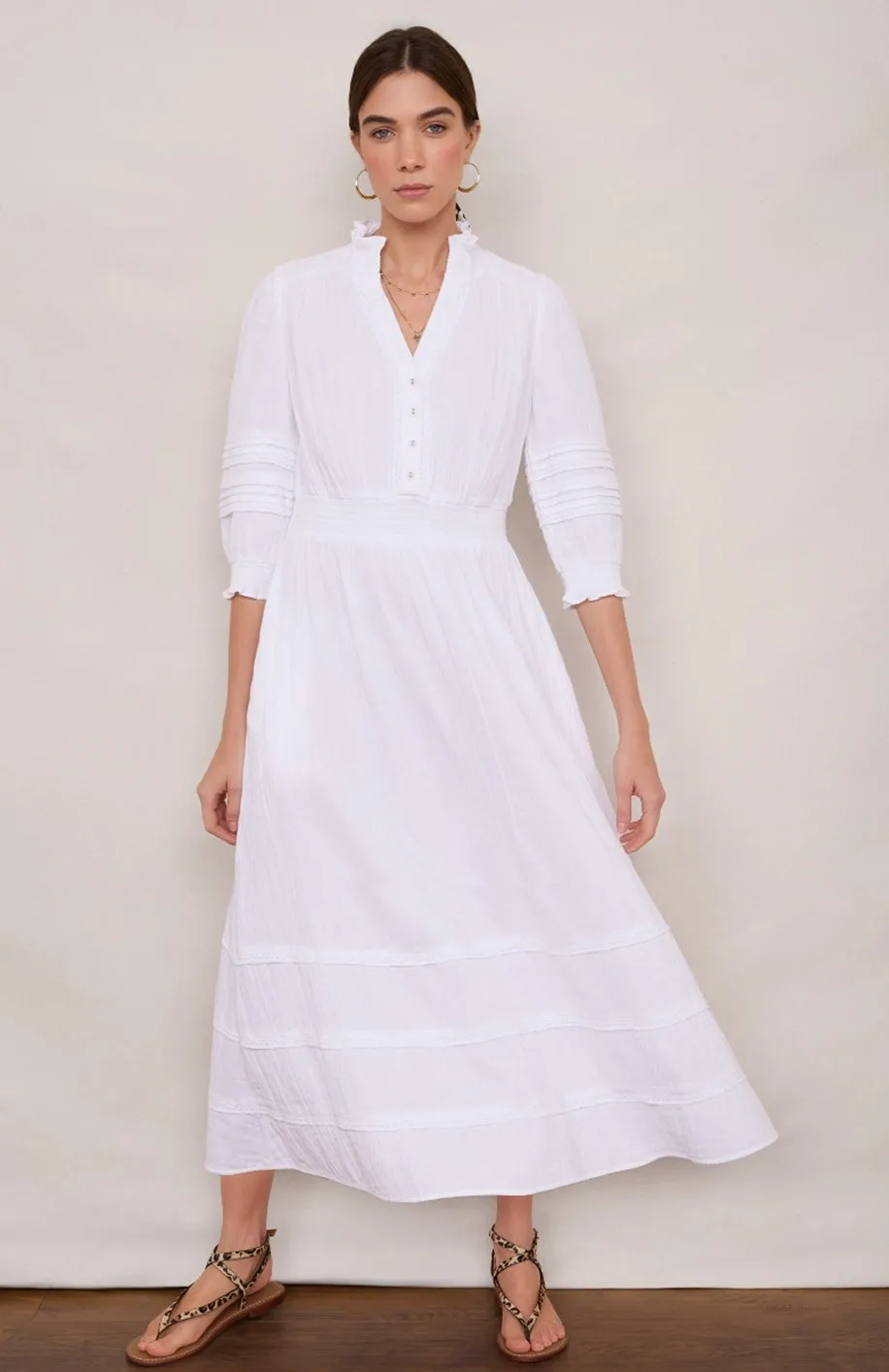 Alina Dress - White