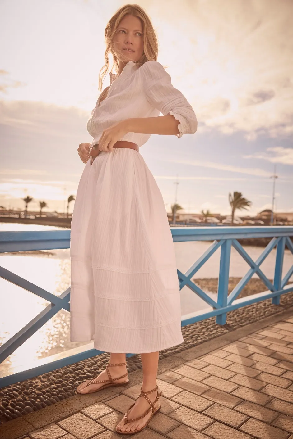 Alina Dress - White