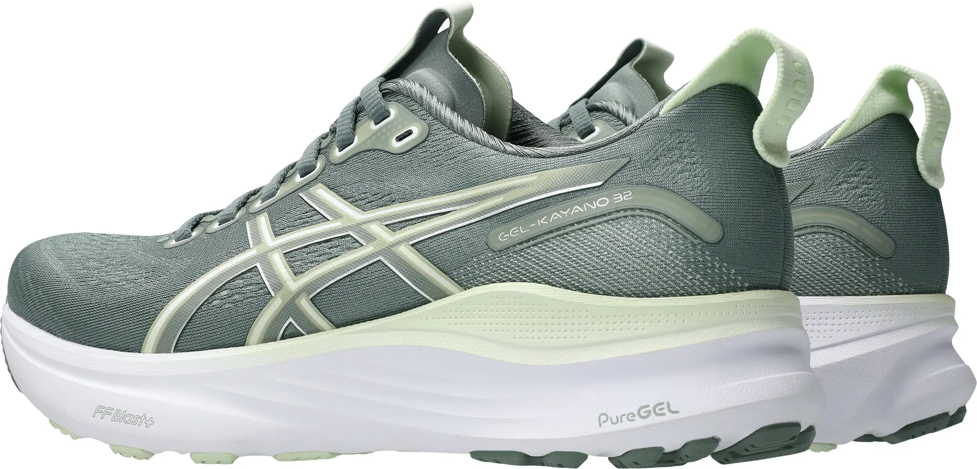Asics Gel Kayano 32 Womens Running Shoes - Green