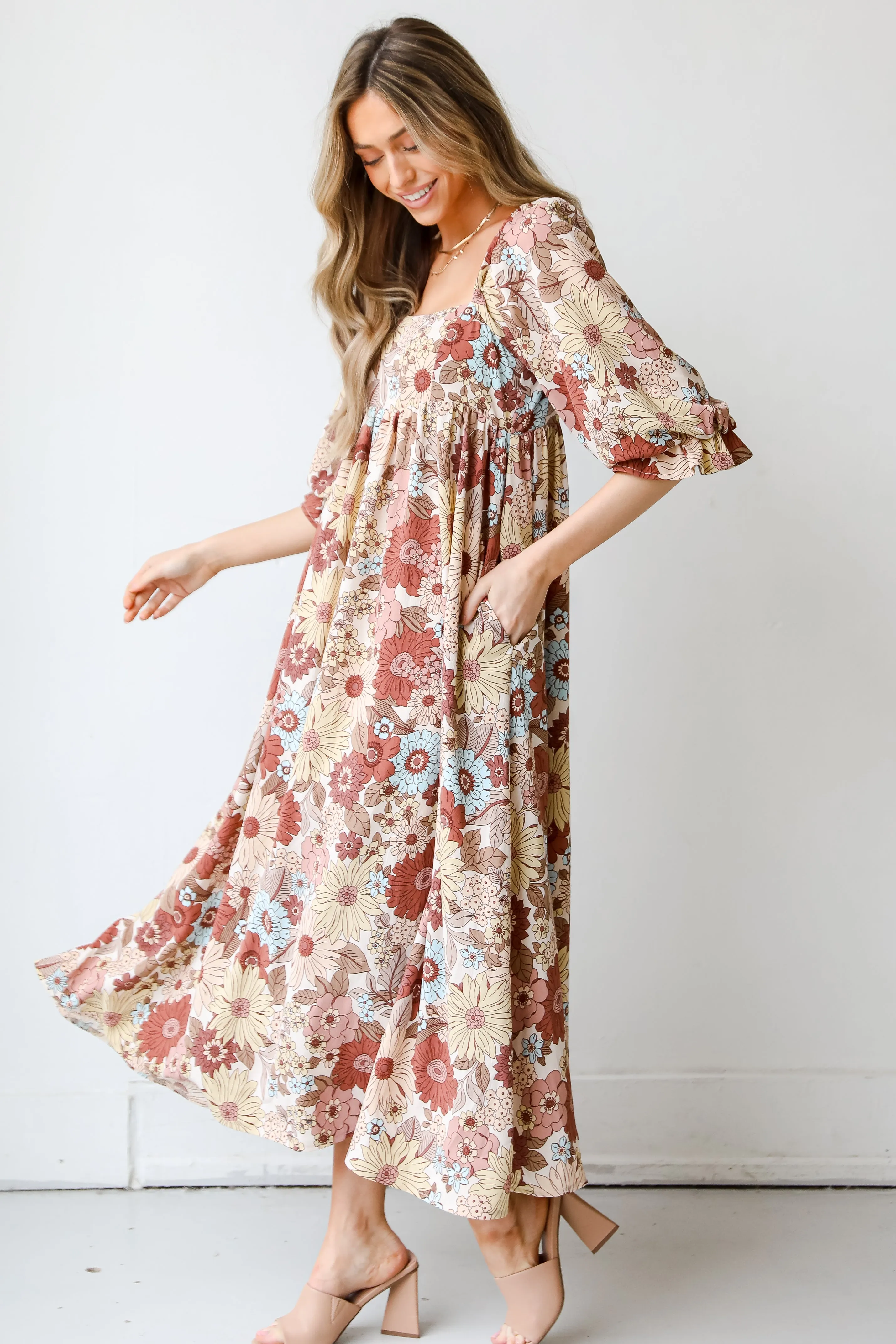 Breathtaking Beauty Floral Maxi Dress