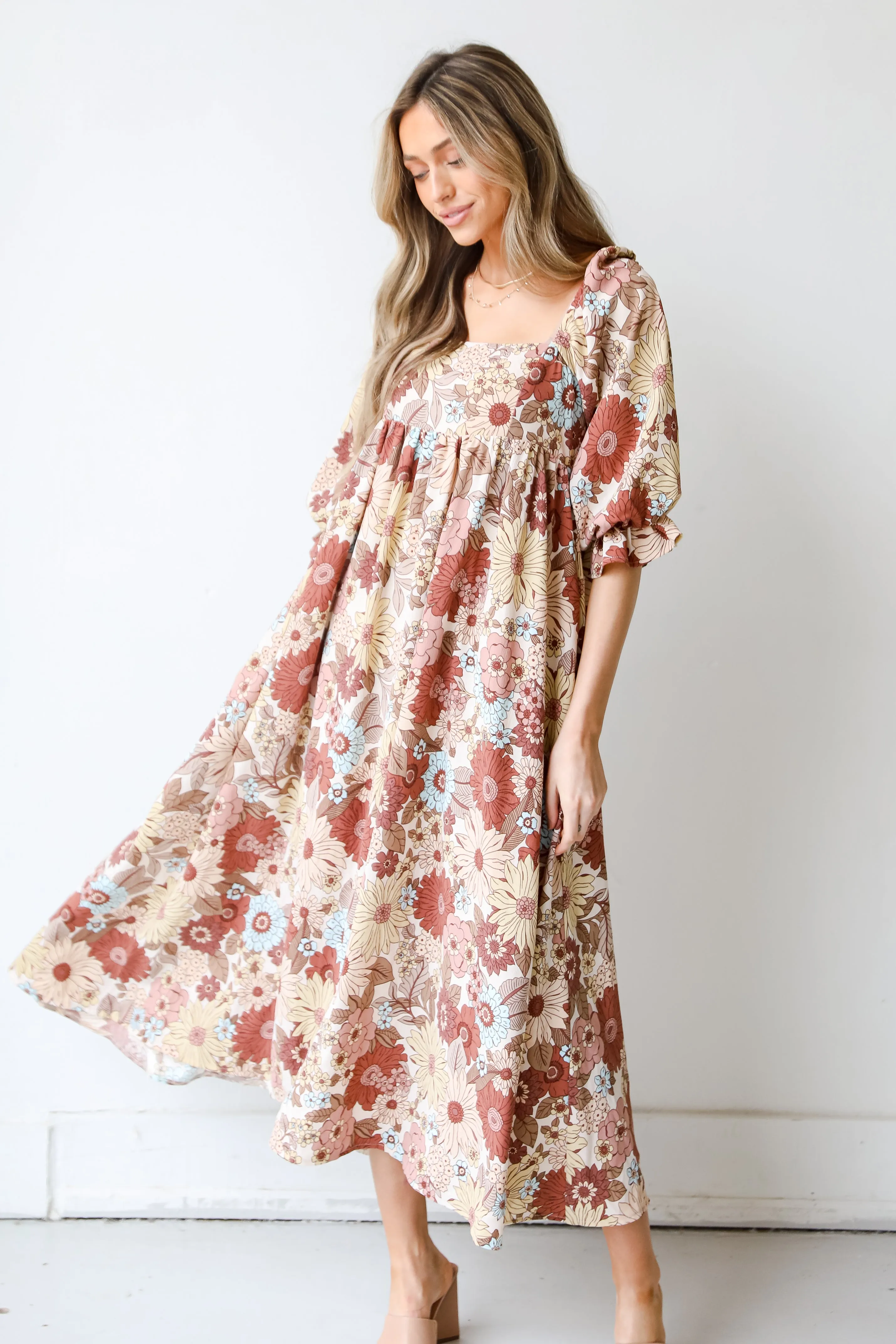 Breathtaking Beauty Floral Maxi Dress