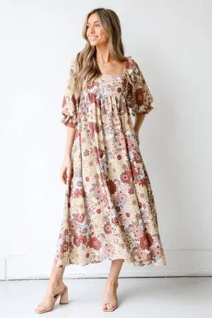 Breathtaking Beauty Floral Maxi Dress