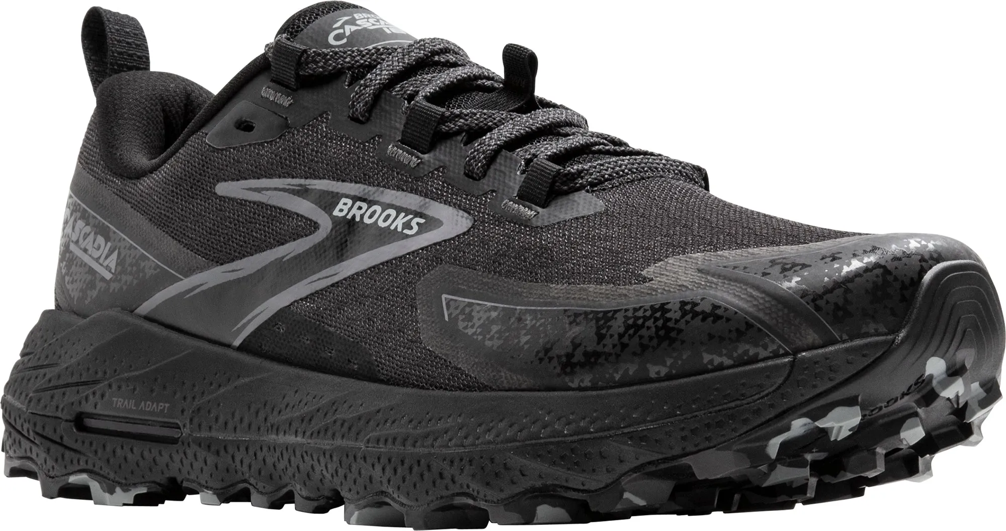 Brooks Cascadia 18 Womens Trail Running Shoes - Black