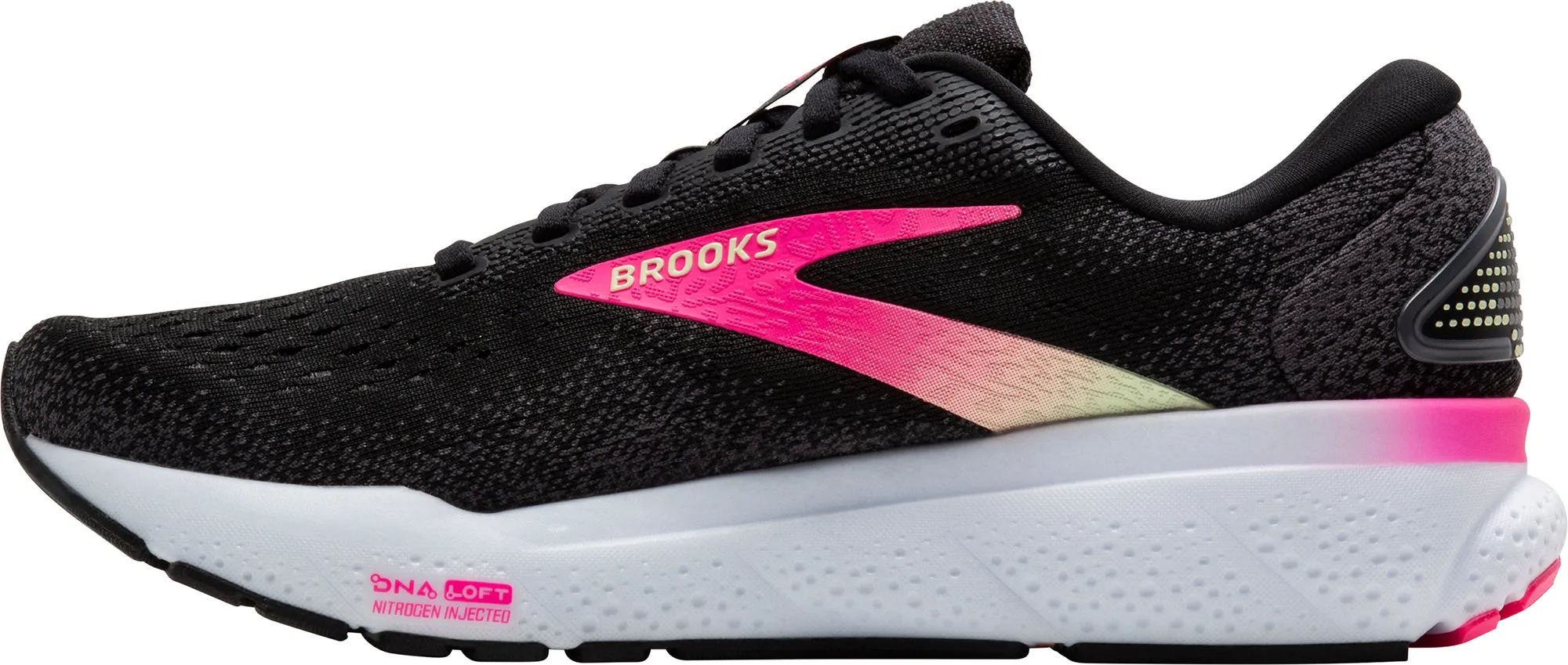 Brooks Ghost 16 Womens Running Shoes - Black