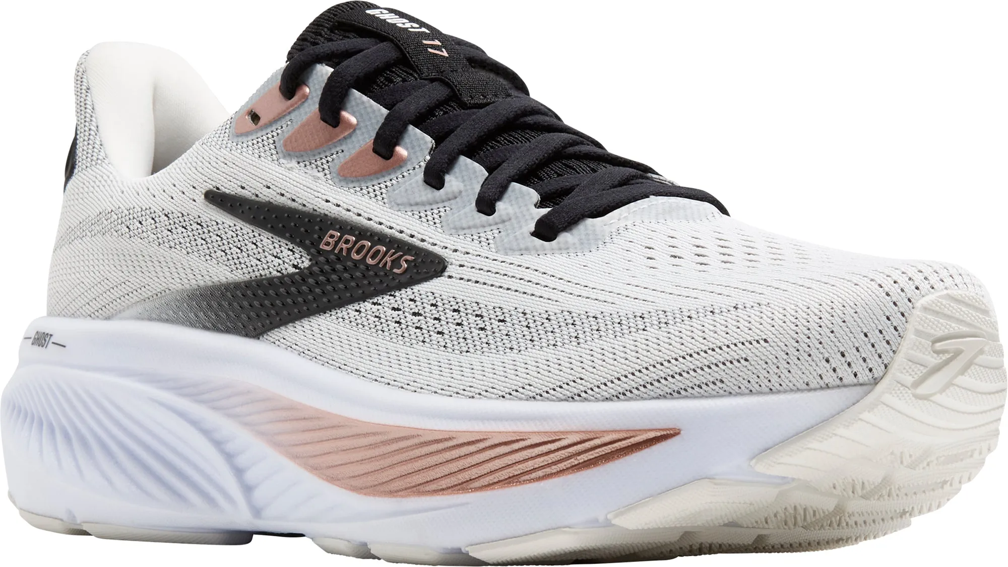 Brooks Ghost 17 Womens Running Shoes - White