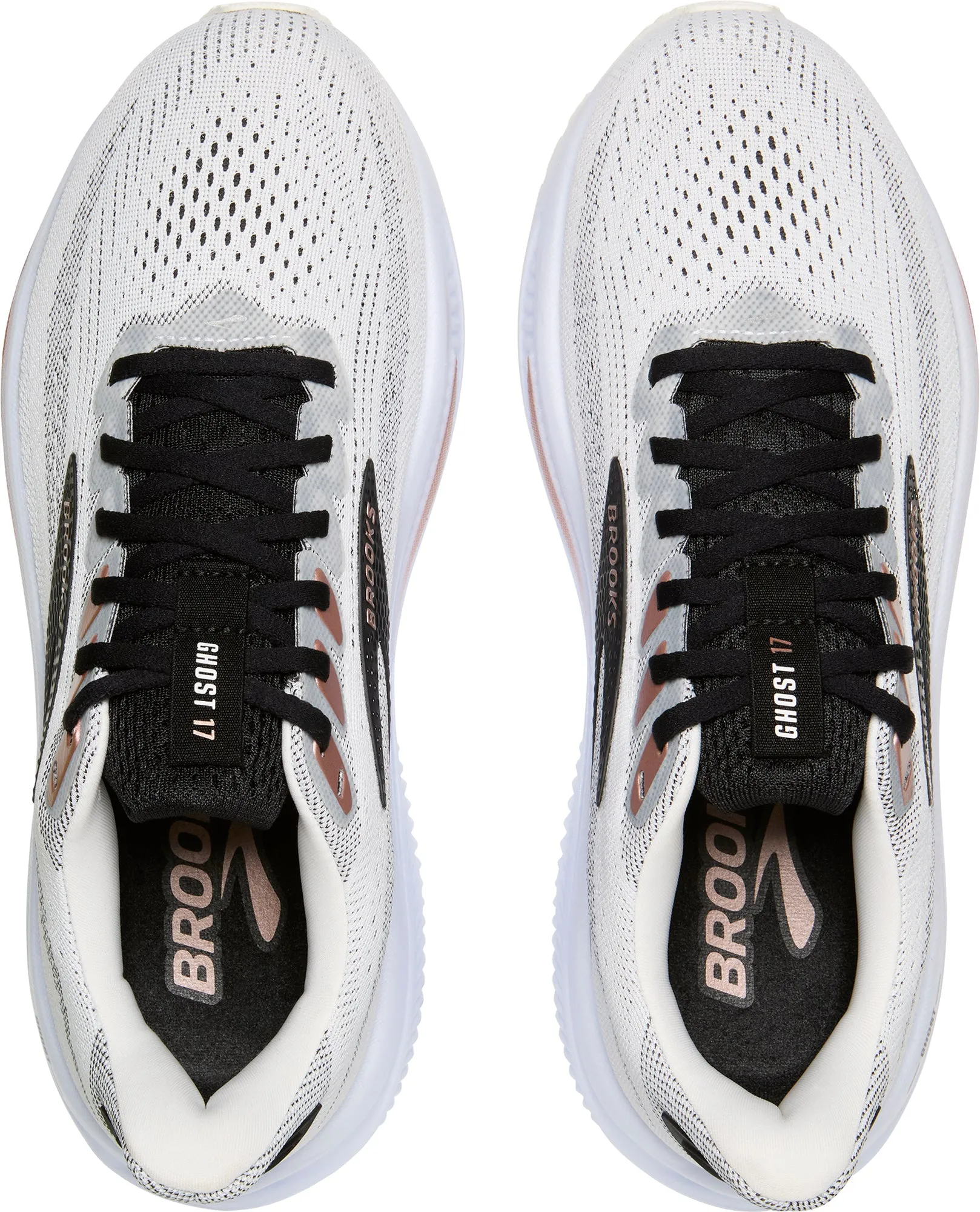 Brooks Ghost 17 Womens Running Shoes - White
