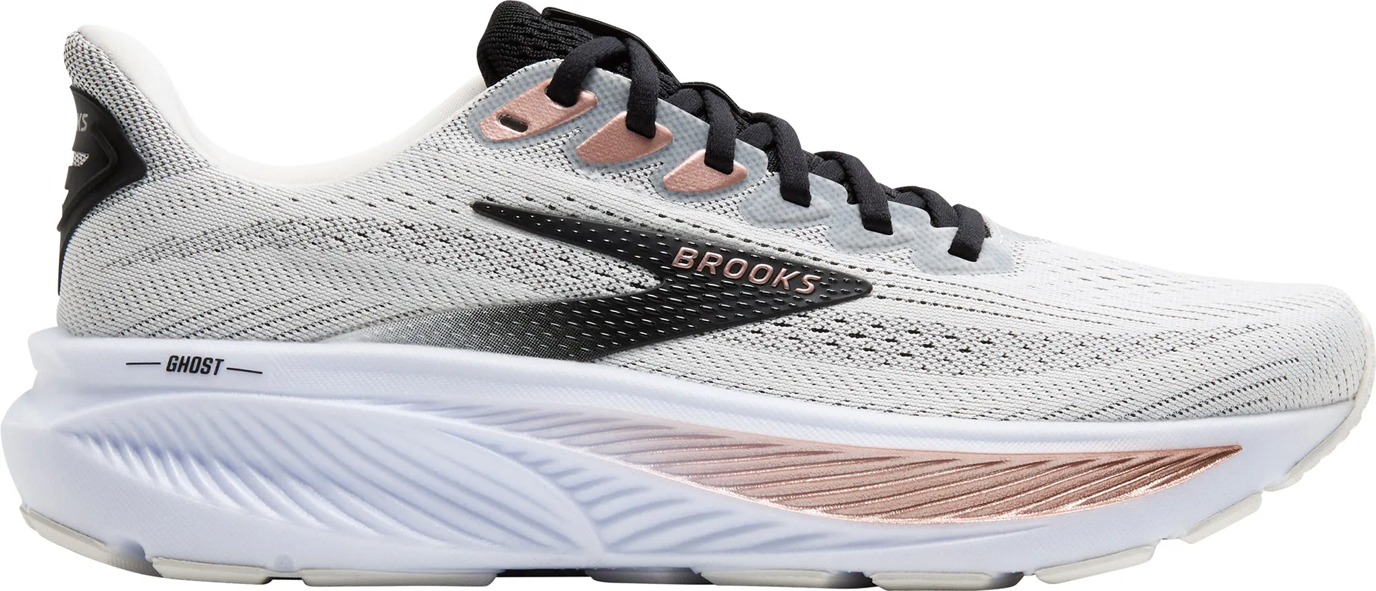 Brooks Ghost 17 Womens Running Shoes - White