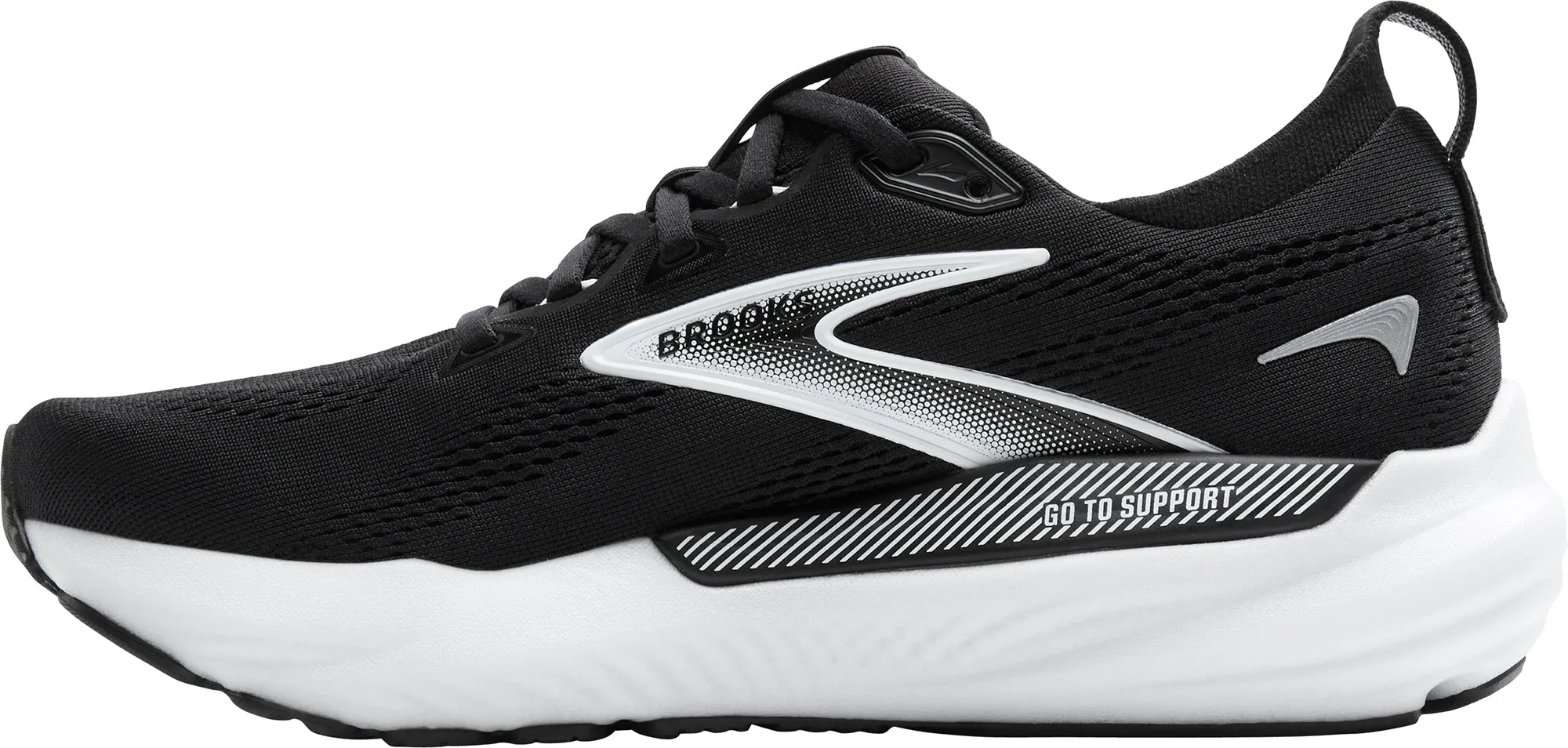 Brooks Glycerin GTS 22 WIDE FIT Womens Running Shoes - Black