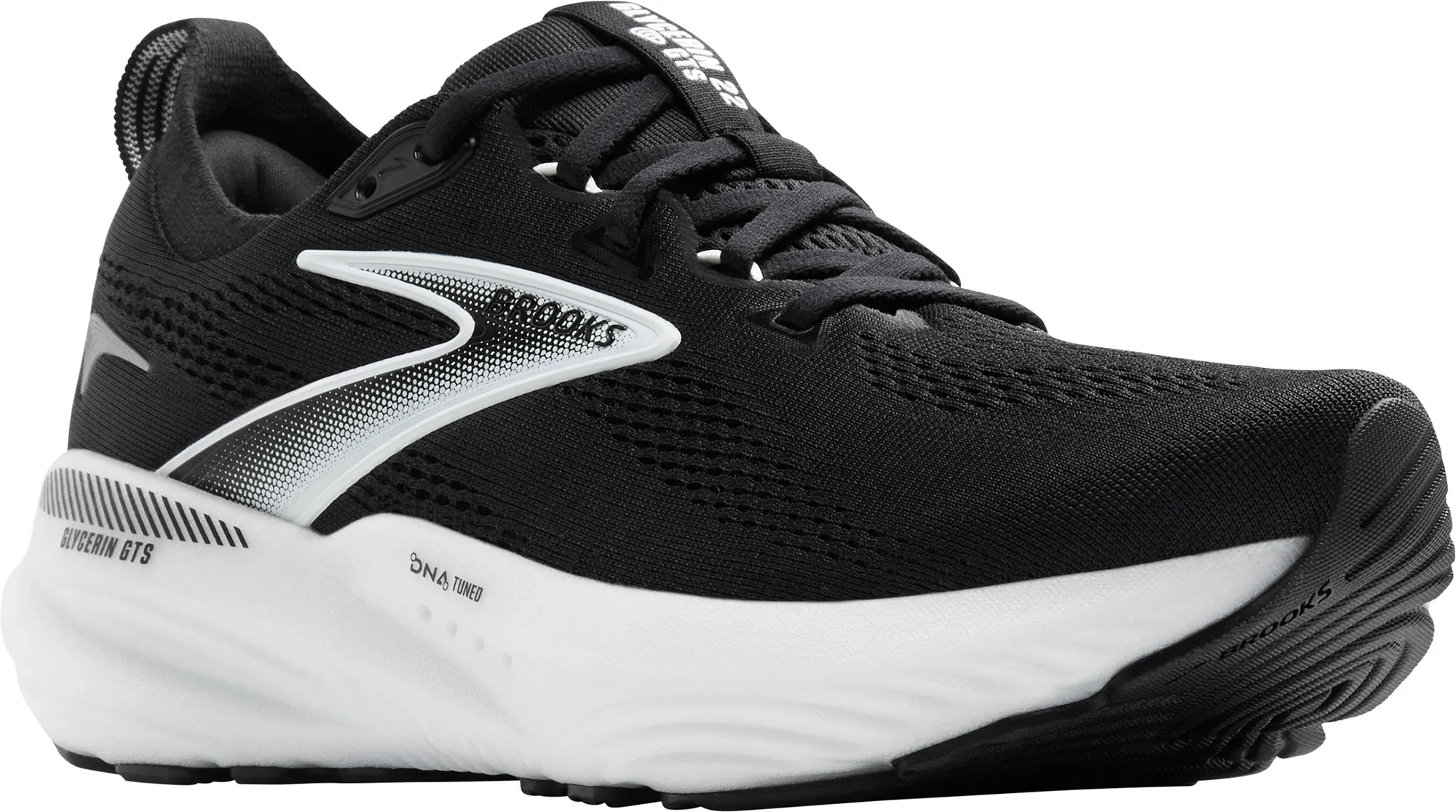 Brooks Glycerin GTS 22 WIDE FIT Womens Running Shoes - Black