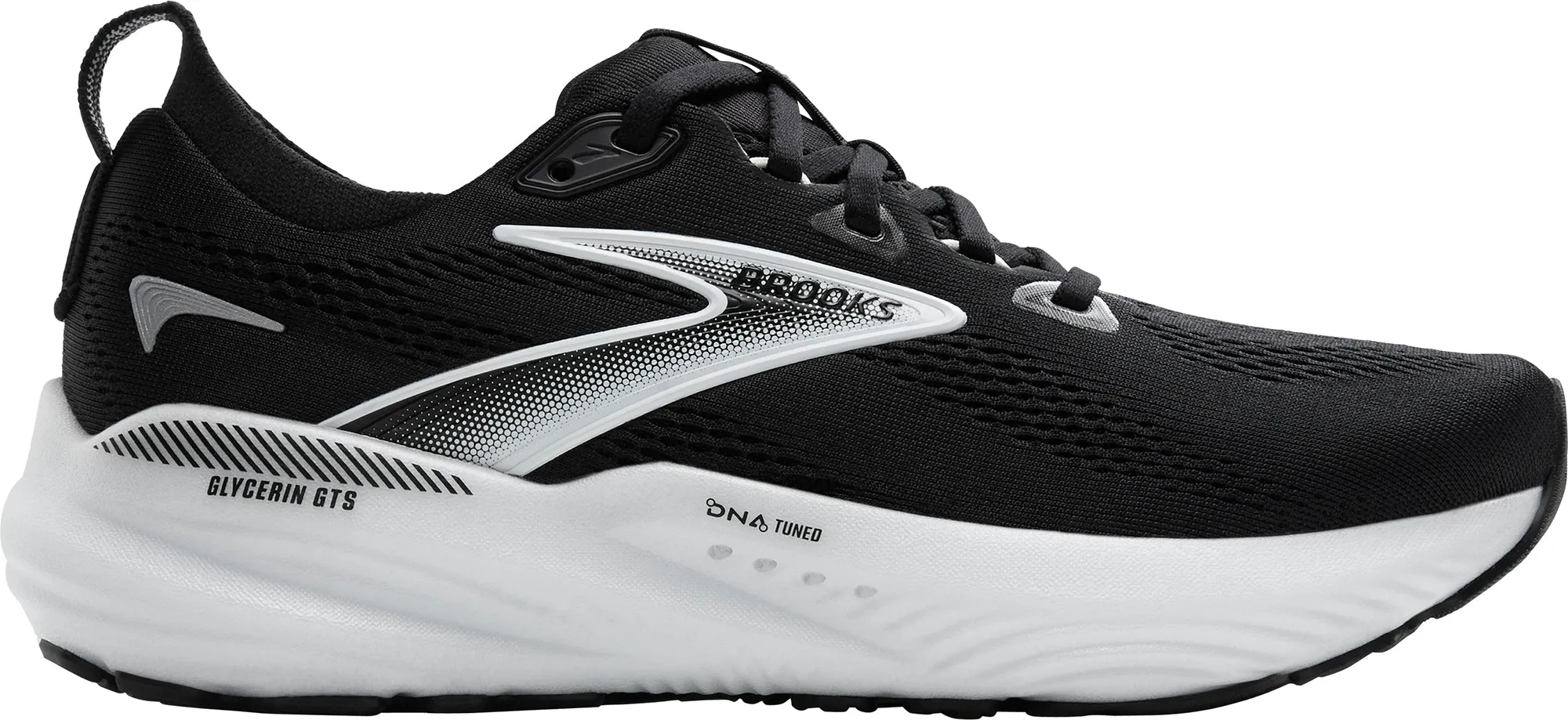 Brooks Glycerin GTS 22 WIDE FIT Womens Running Shoes - Black