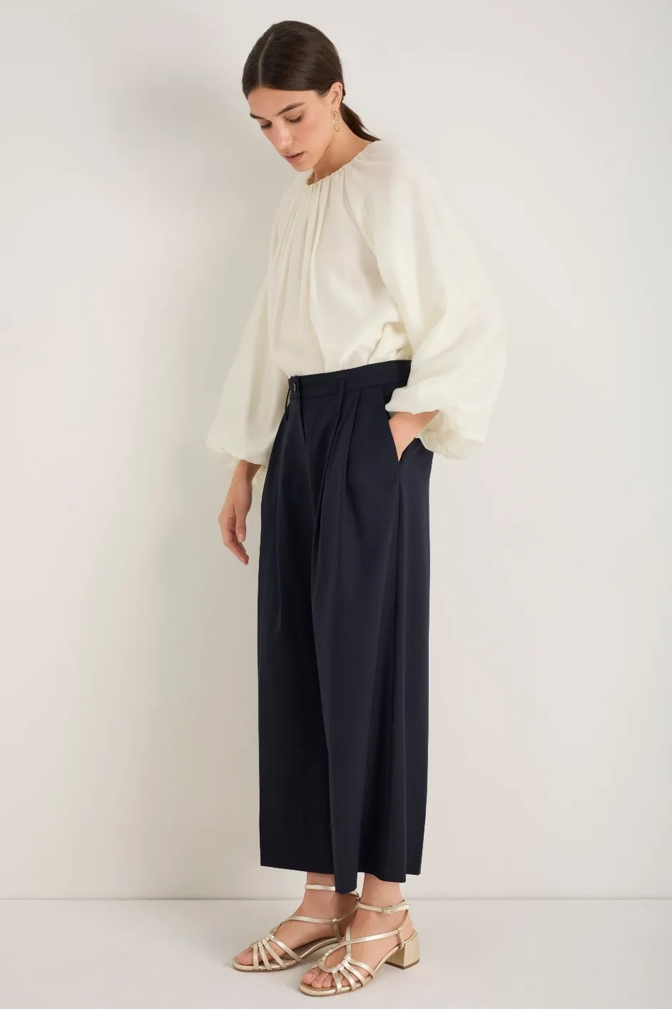 Cath x WYSE Lauren Top - Ivory