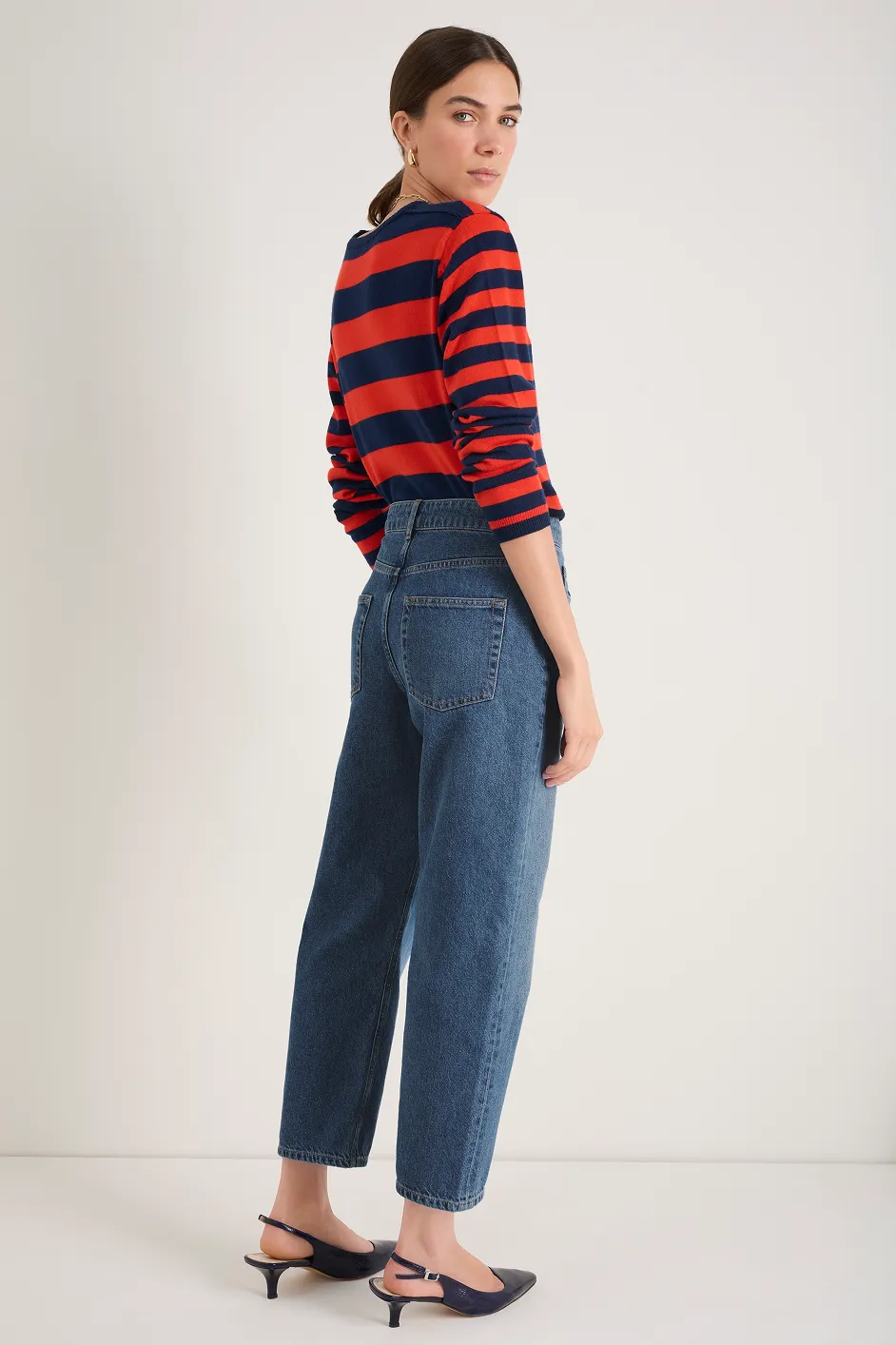 Cath X WYSE Loafer Jean - Mid Wash