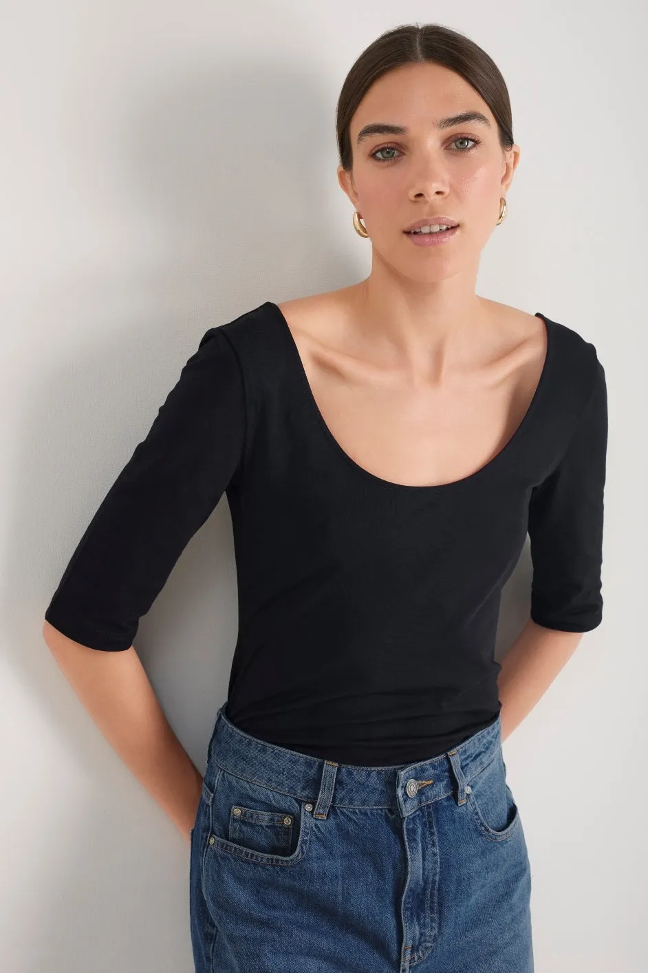 Cath x WYSE Margot Ballet Top - Black