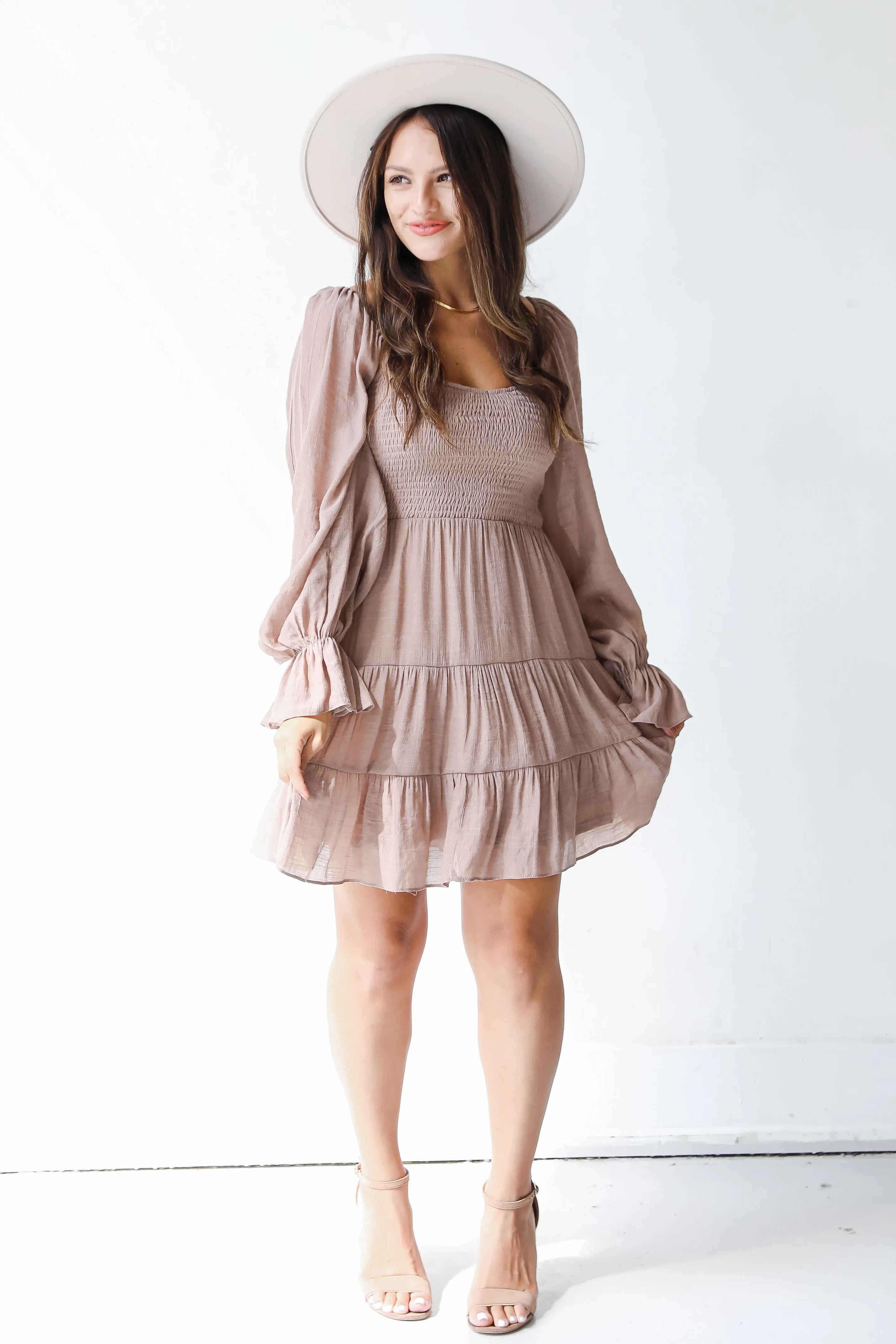 Charming Beauty Tiered Mini Dress