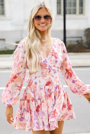 Charming Dedication Floral Mini Dress