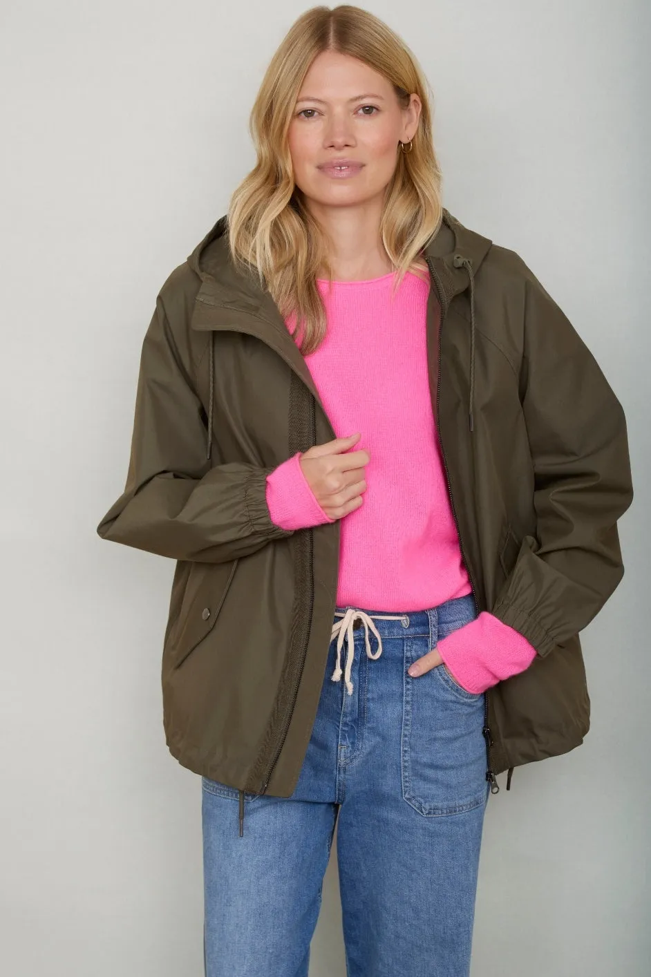 Chrissie Cashmere Jumper - Soft Neon Pink