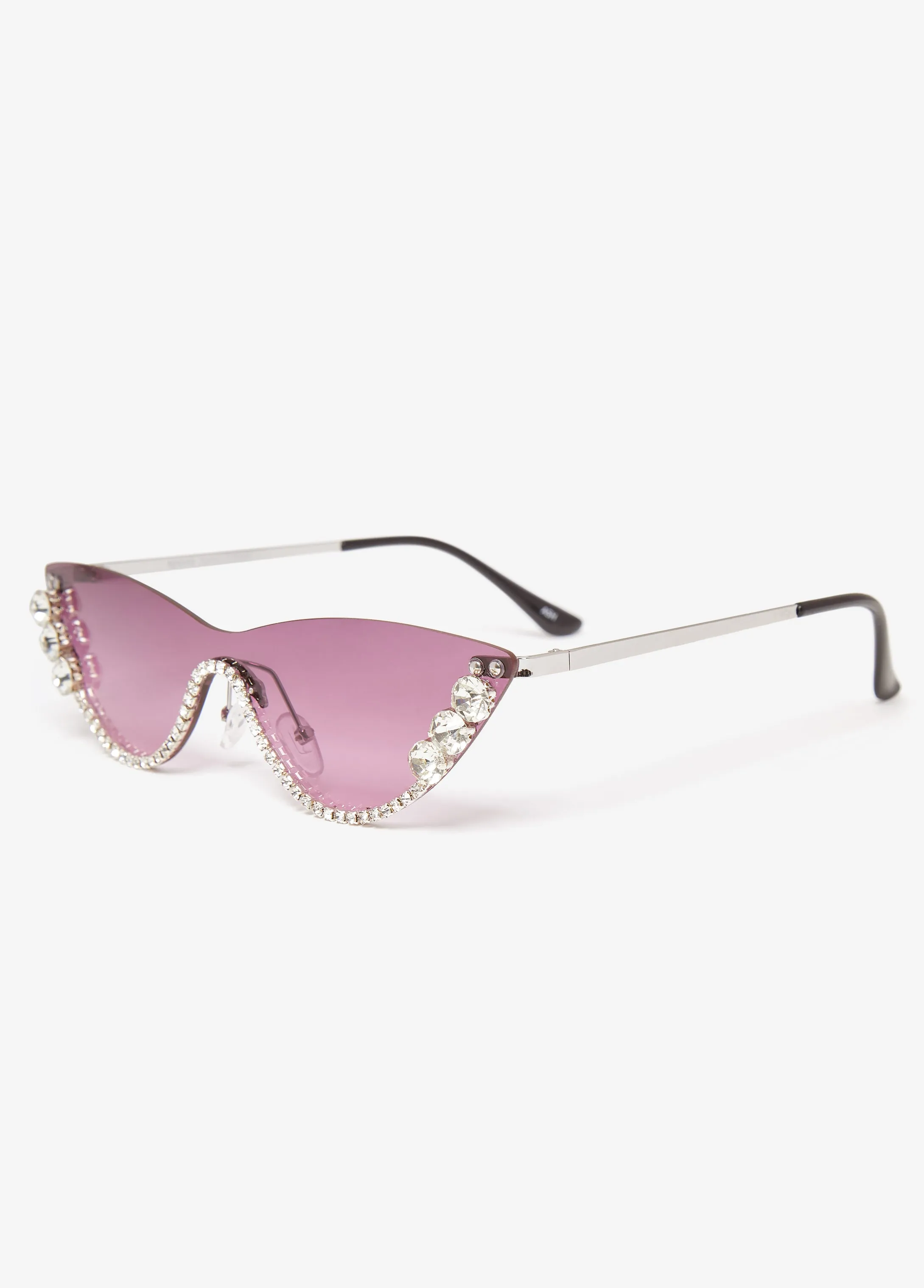 Crystal Cat Eye Sunglasses