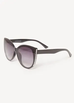 Crystal Cat Eye Tinted Sunglasses