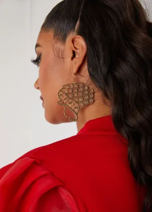 Cutout Profile Earrings