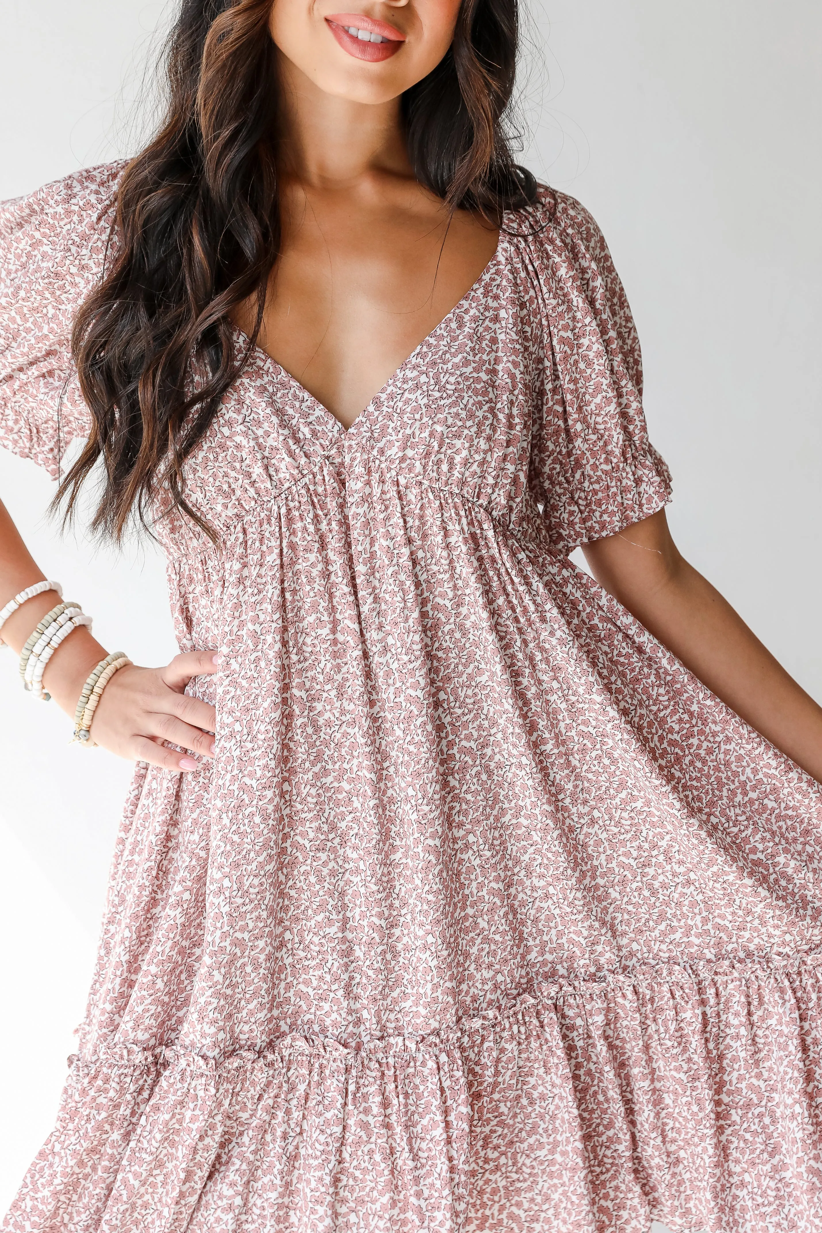 Fallen For You Floral Mini Dress