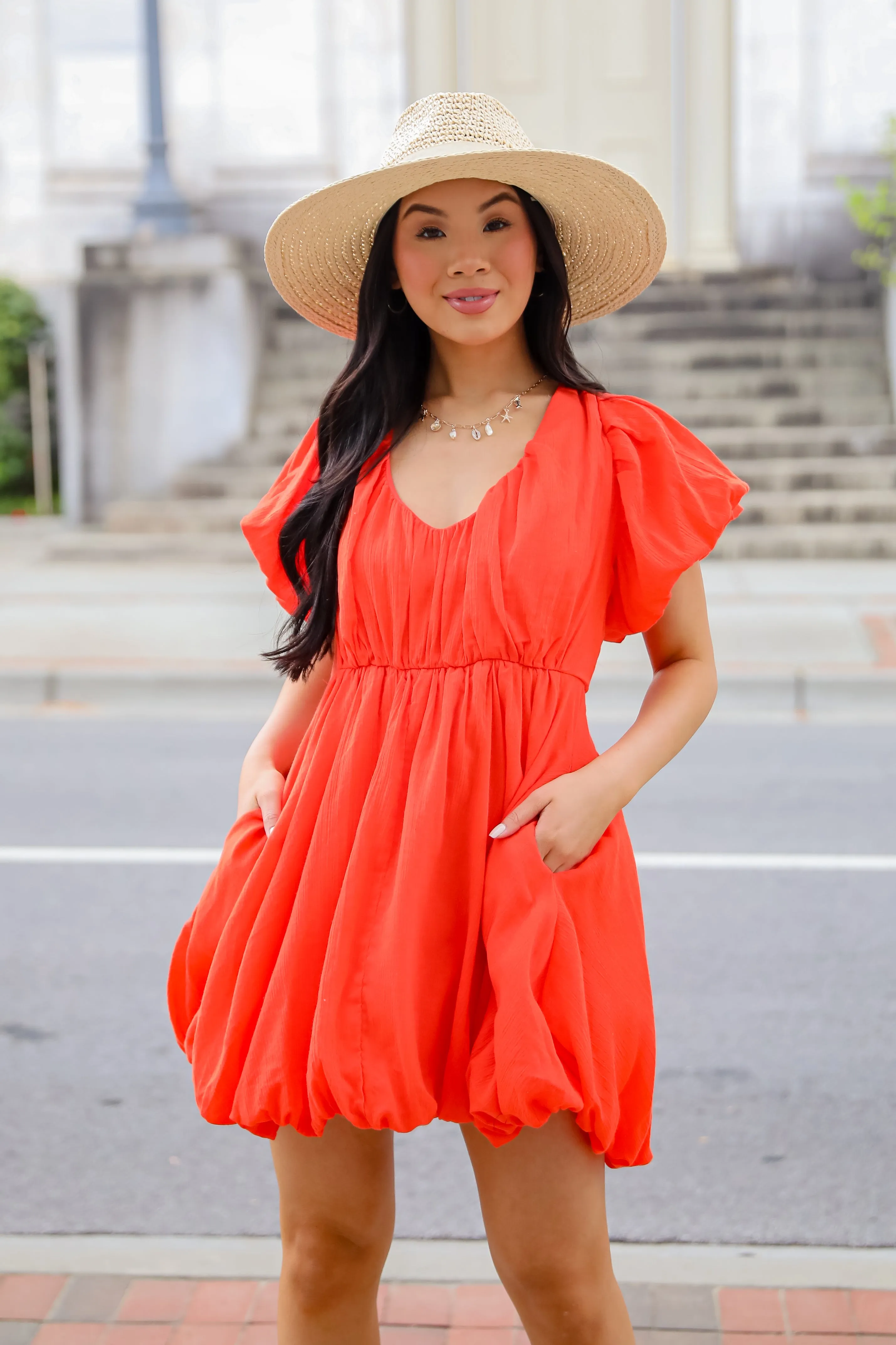 FINAL SALE - All The Charm Babydoll Mini Dress