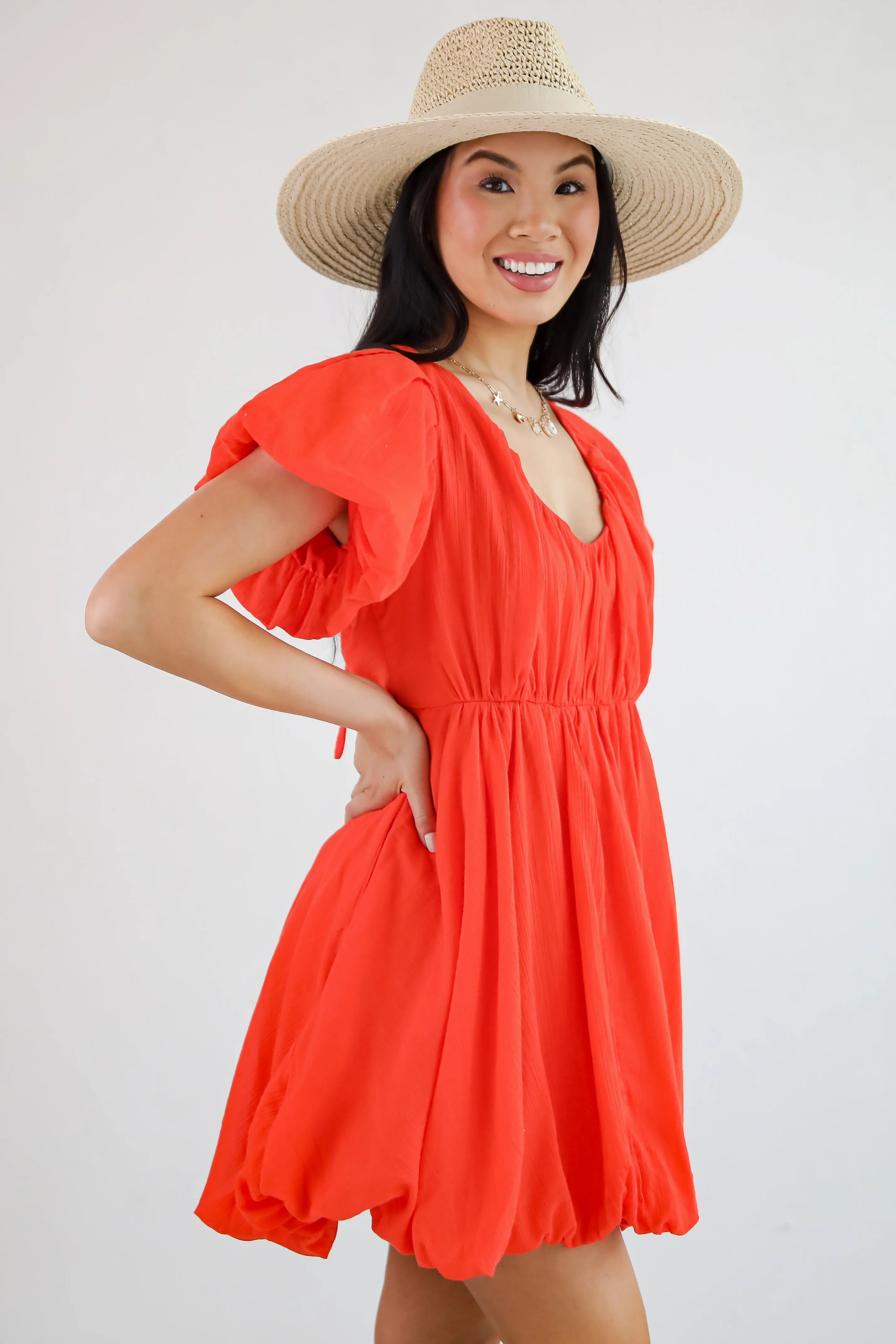 FINAL SALE - All The Charm Babydoll Mini Dress