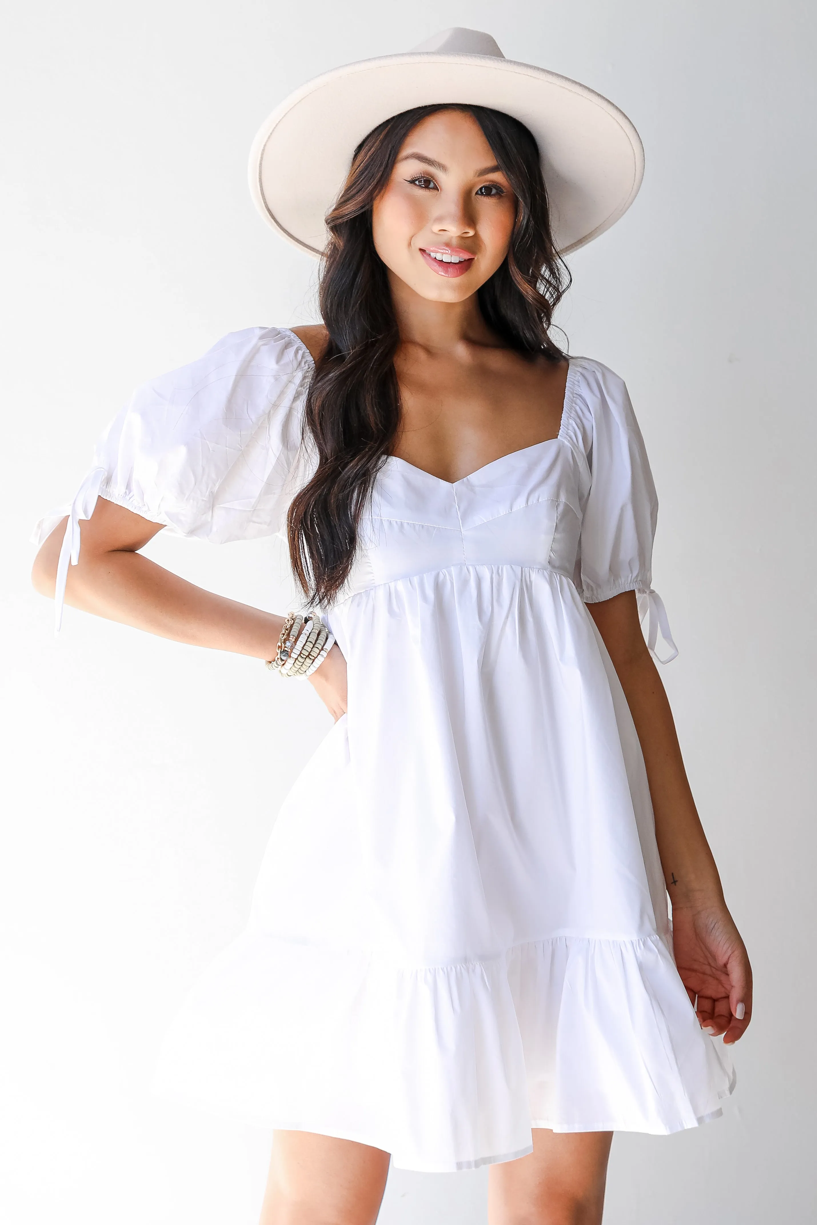 FINAL SALE - Breeze On By Babydoll Mini Dress