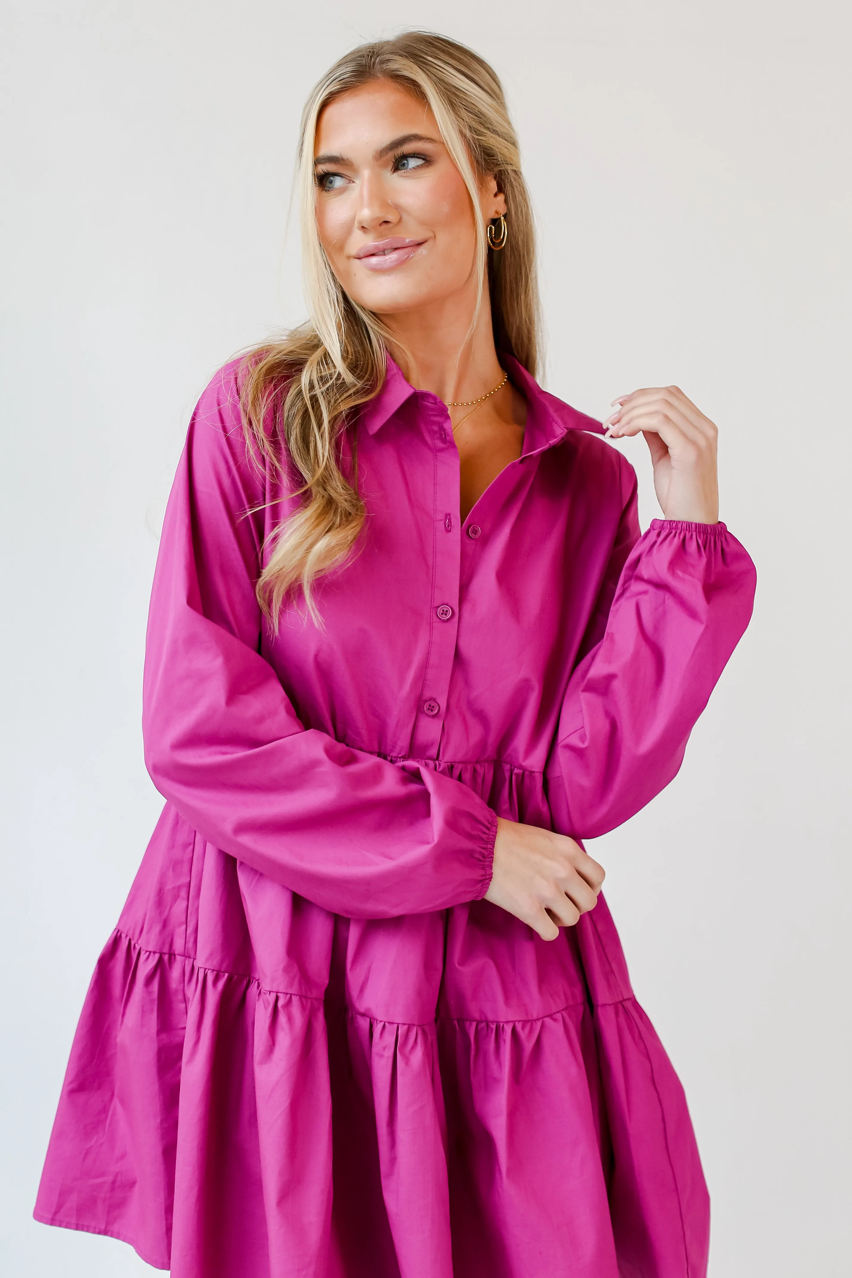 FINAL SALE - Effortlessly Intriguing Tiered Mini Dress