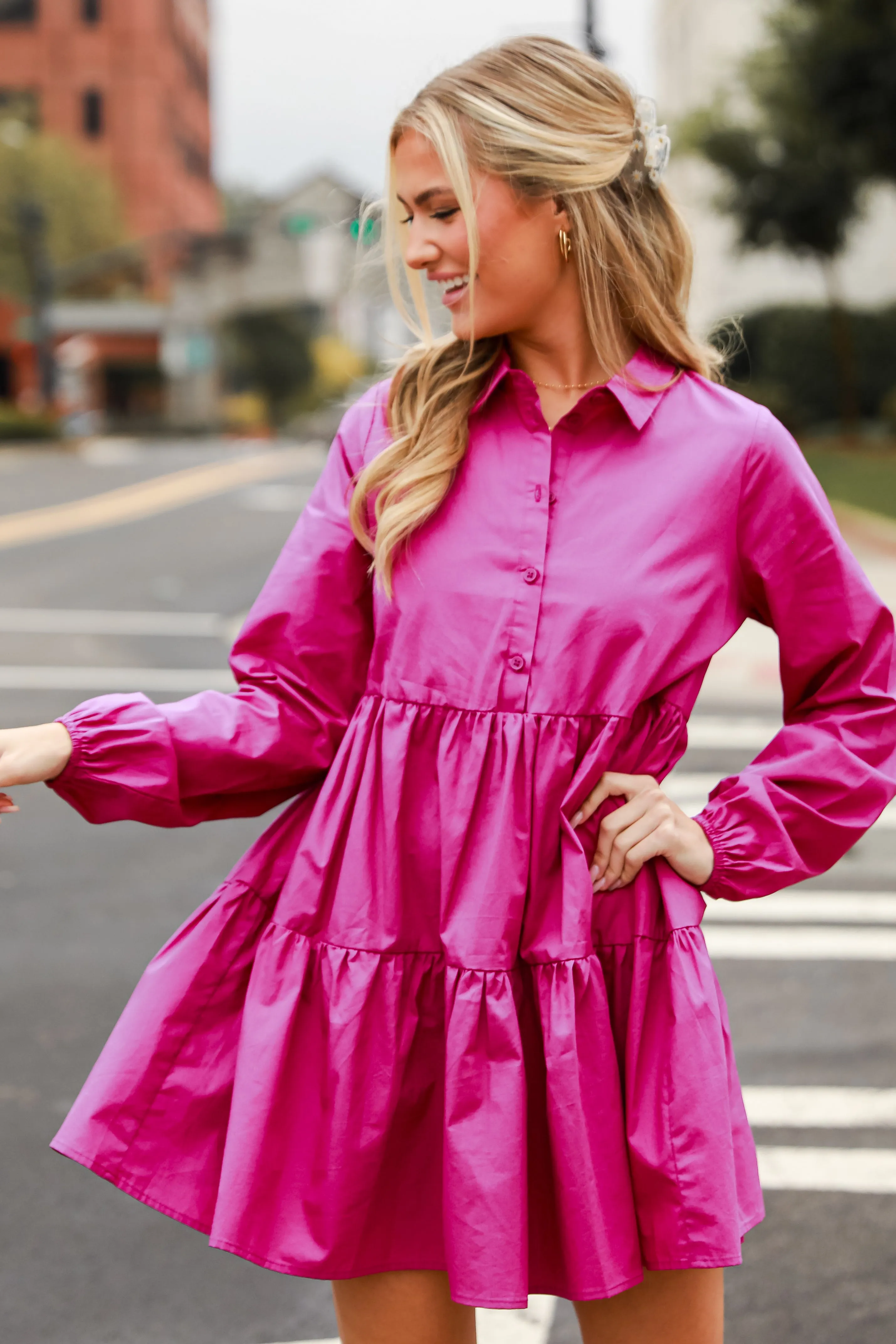 FINAL SALE - Effortlessly Intriguing Tiered Mini Dress