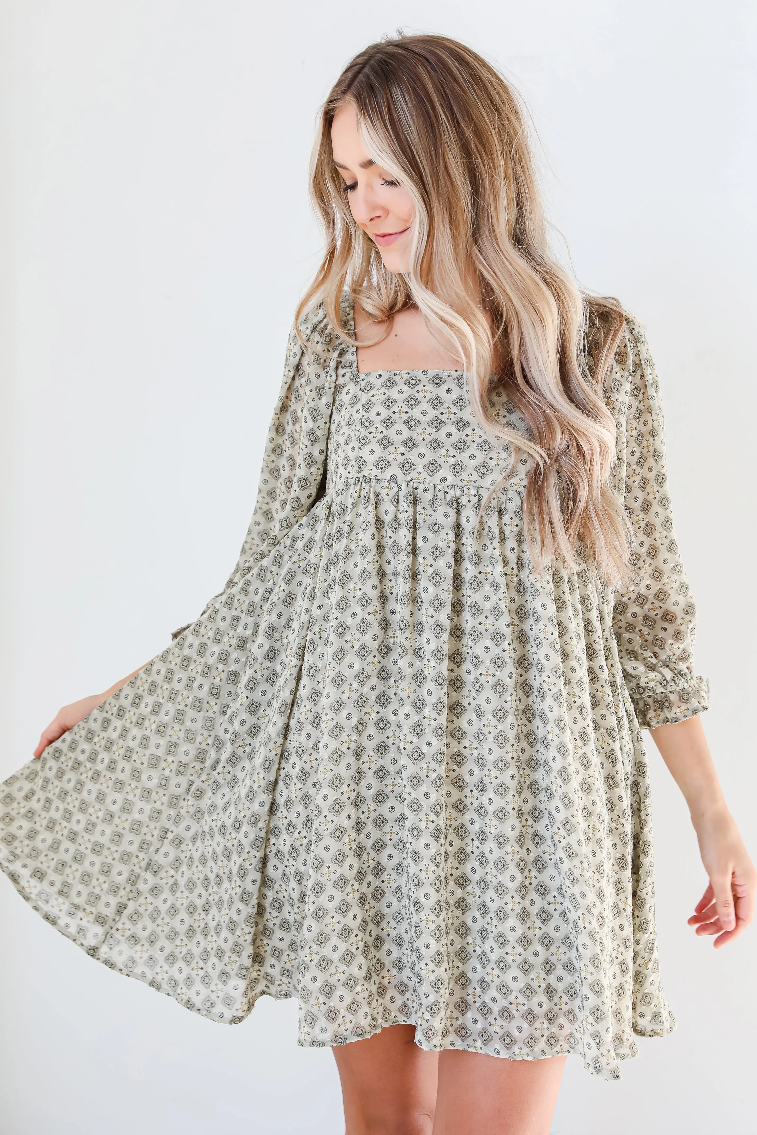 FINAL SALE - Elegant Taste Babydoll Mini Dress