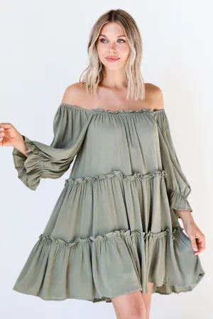 FINAL SALE - Endearing Love Tiered Mini Dress
