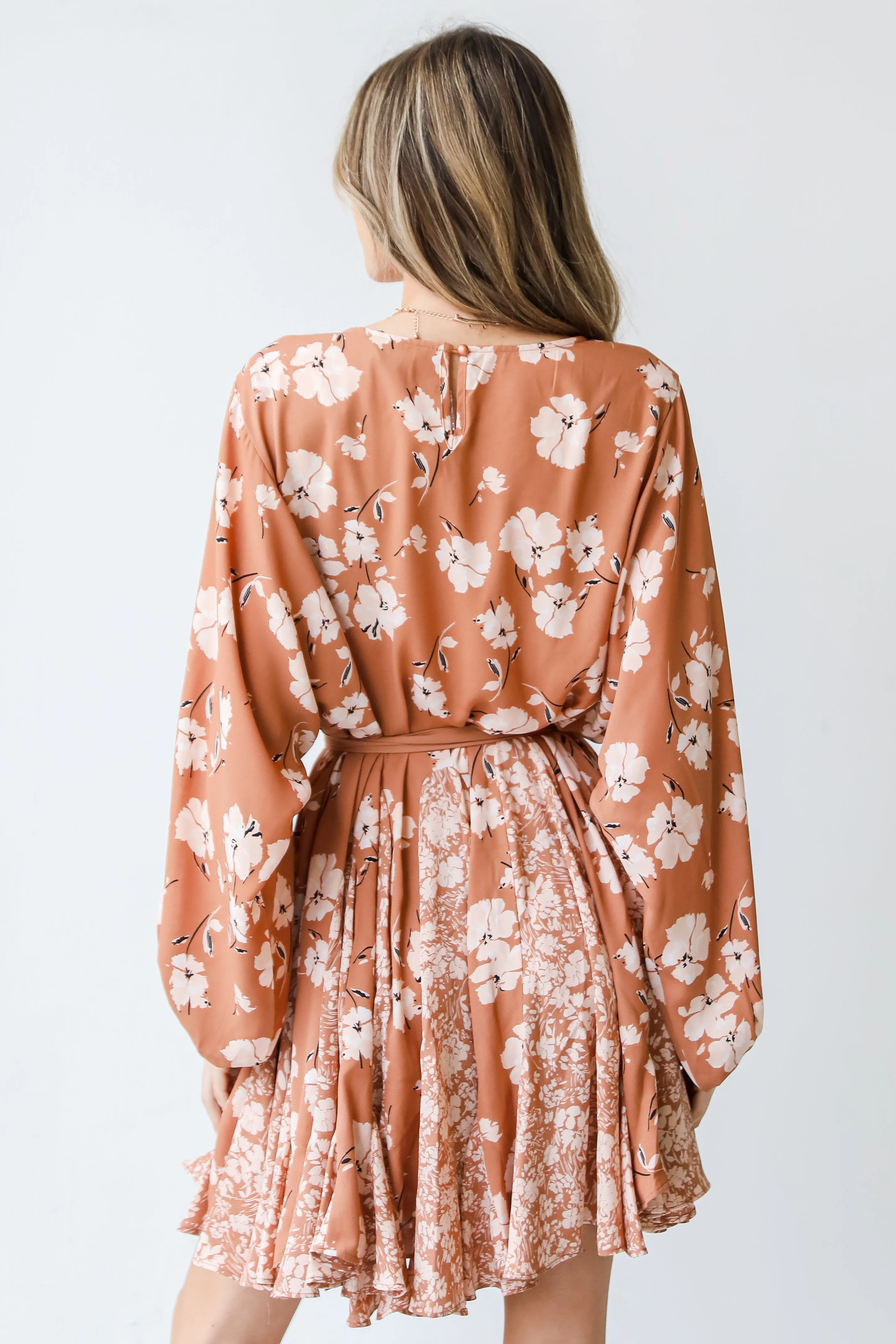 FINAL SALE - Gettin' Flirty Floral Mini Dress