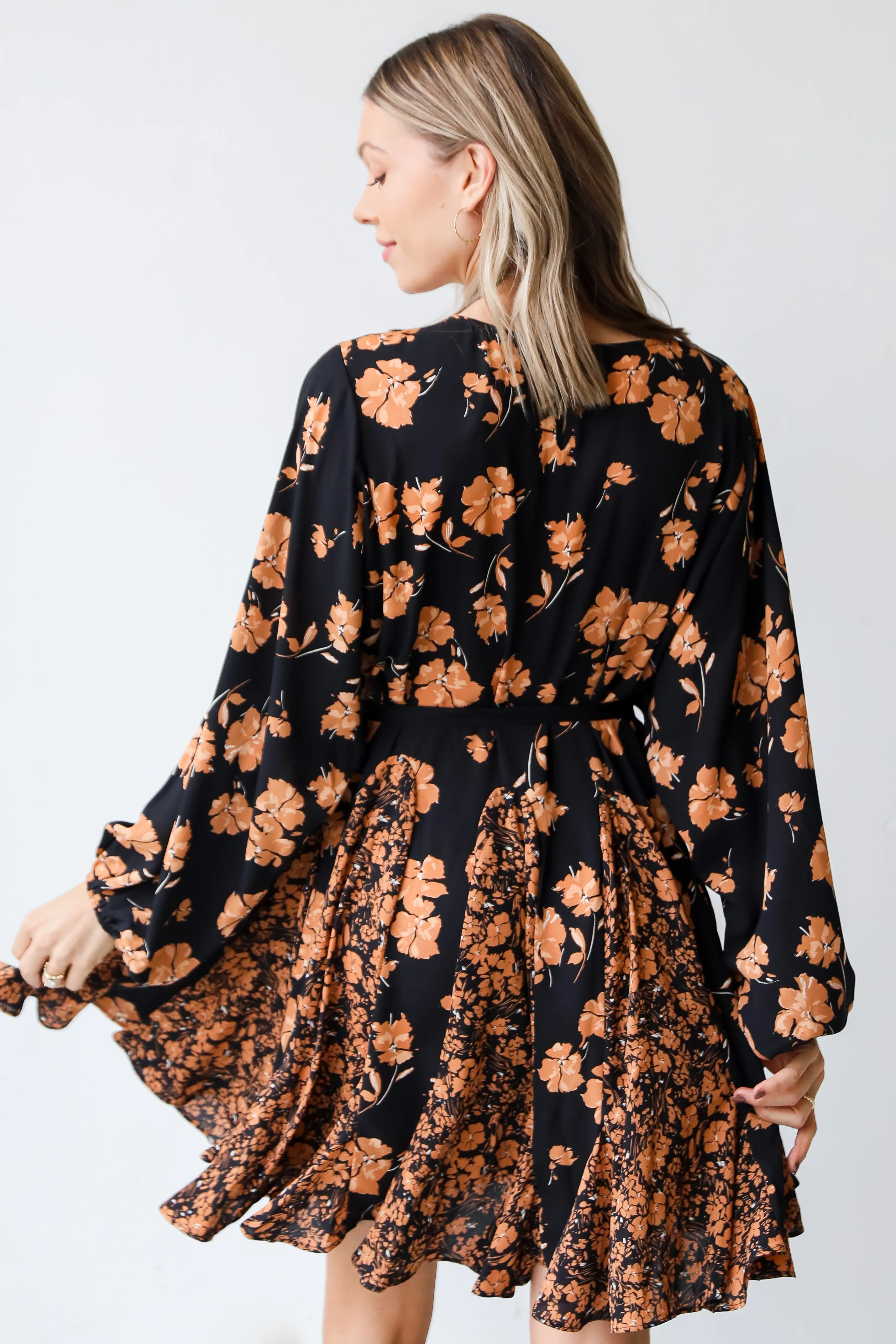 FINAL SALE - Gettin' Flirty Floral Mini Dress