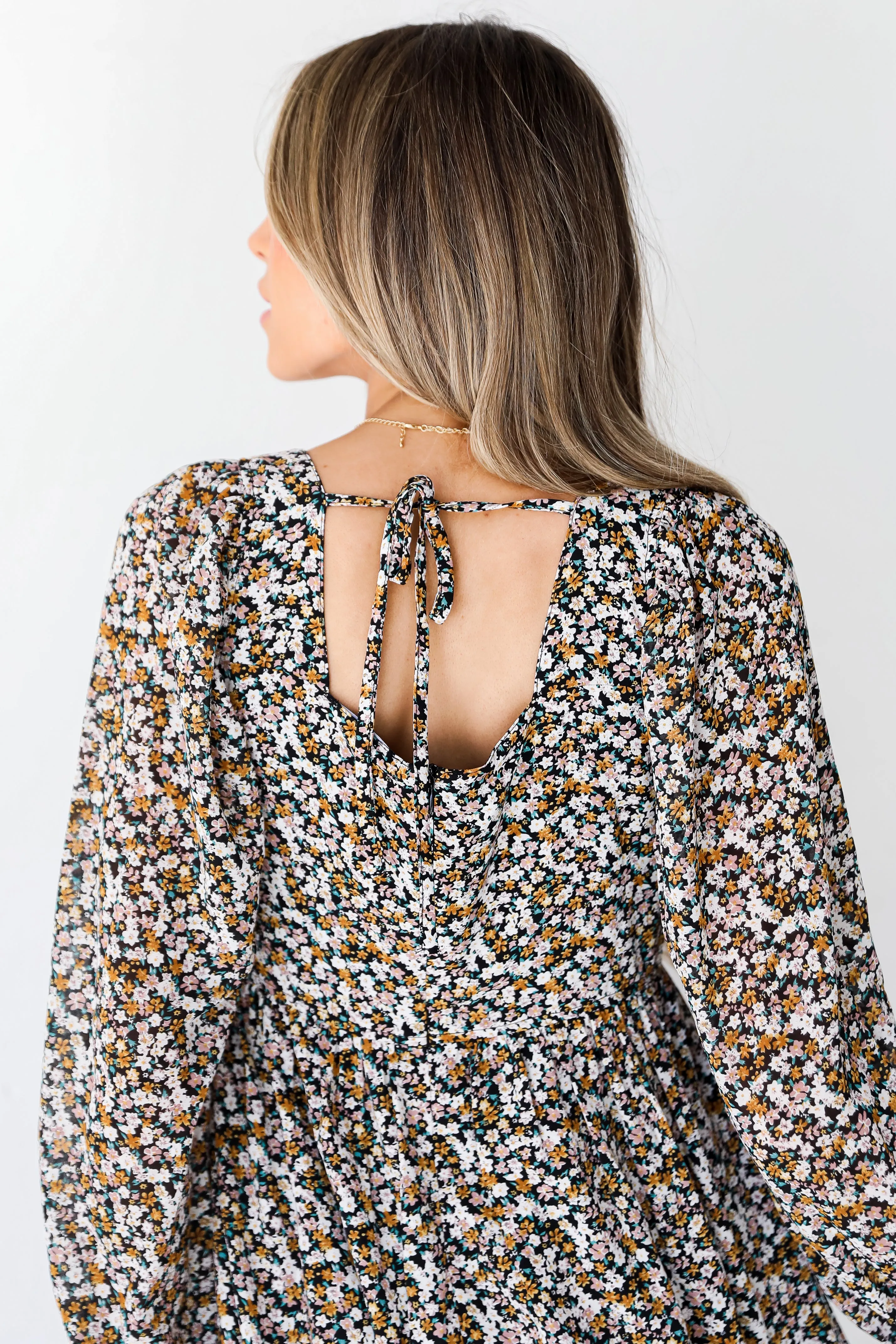 FINAL SALE - Happy Feelings Floral Mini Dress