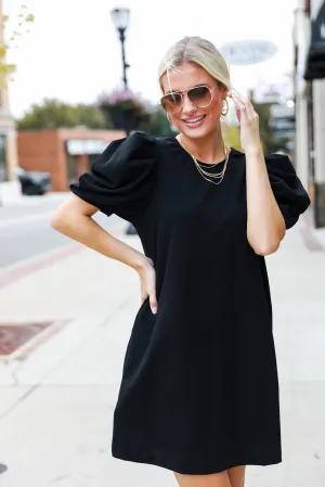 FINAL SALE - Posh Cutie Puff Sleeve Mini Dress