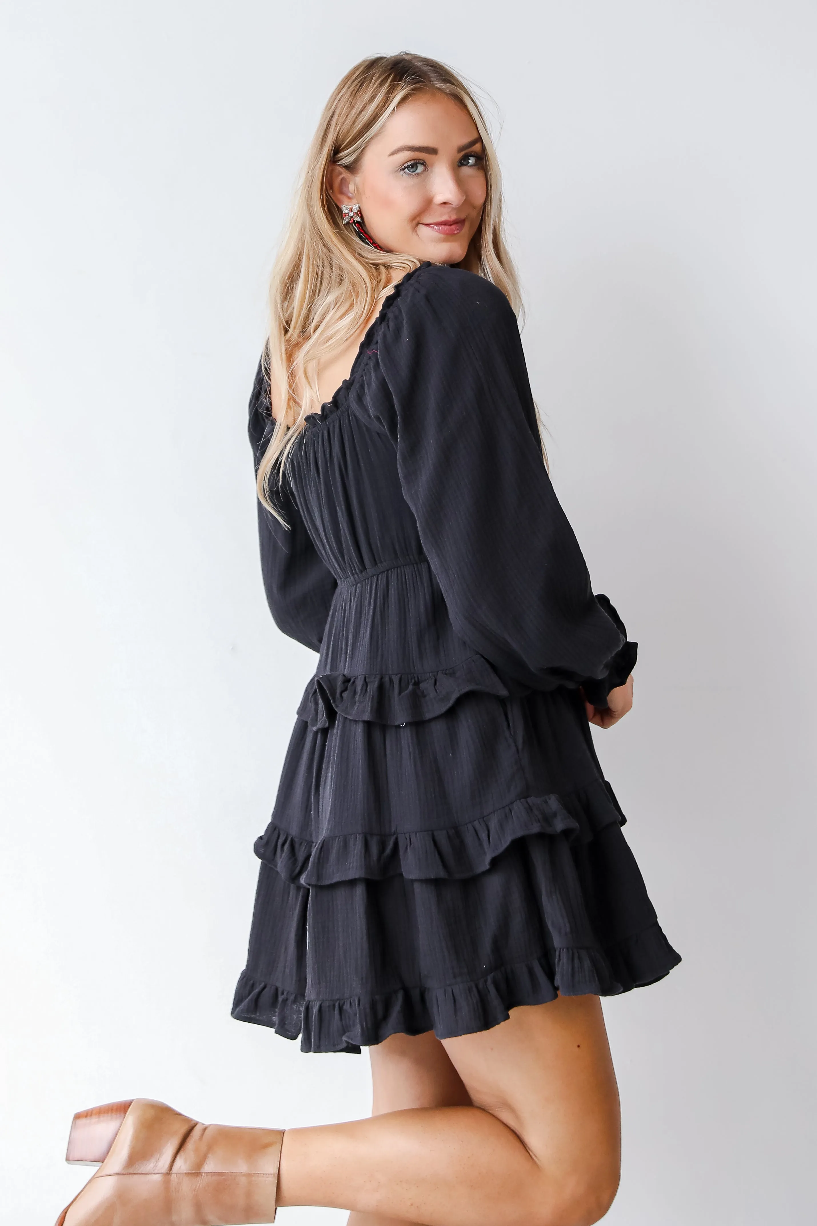 FINAL SALE - Sanford Tiered Mini Dress