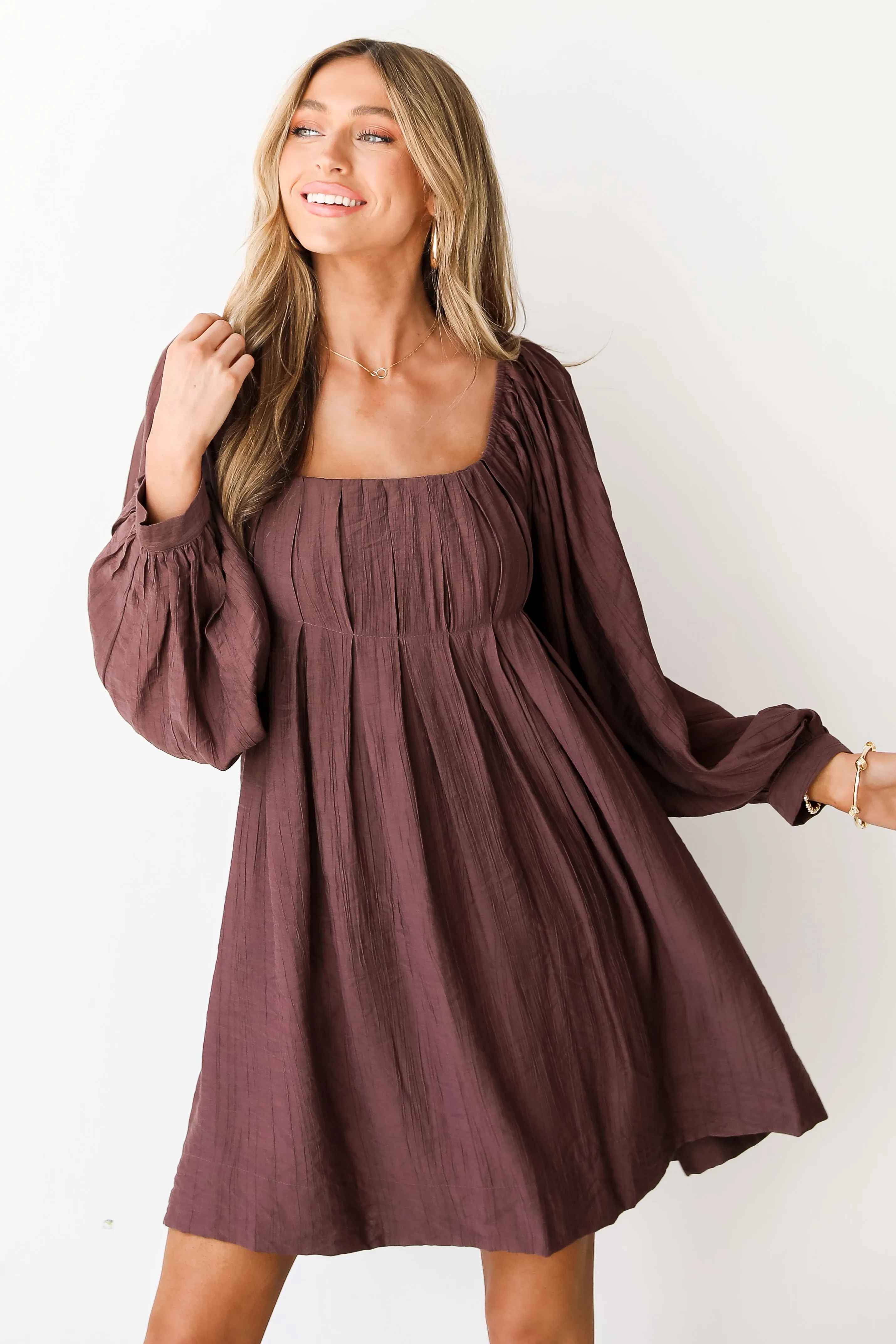 FINAL SALE - Spring Sensation Babydoll Mini Dress