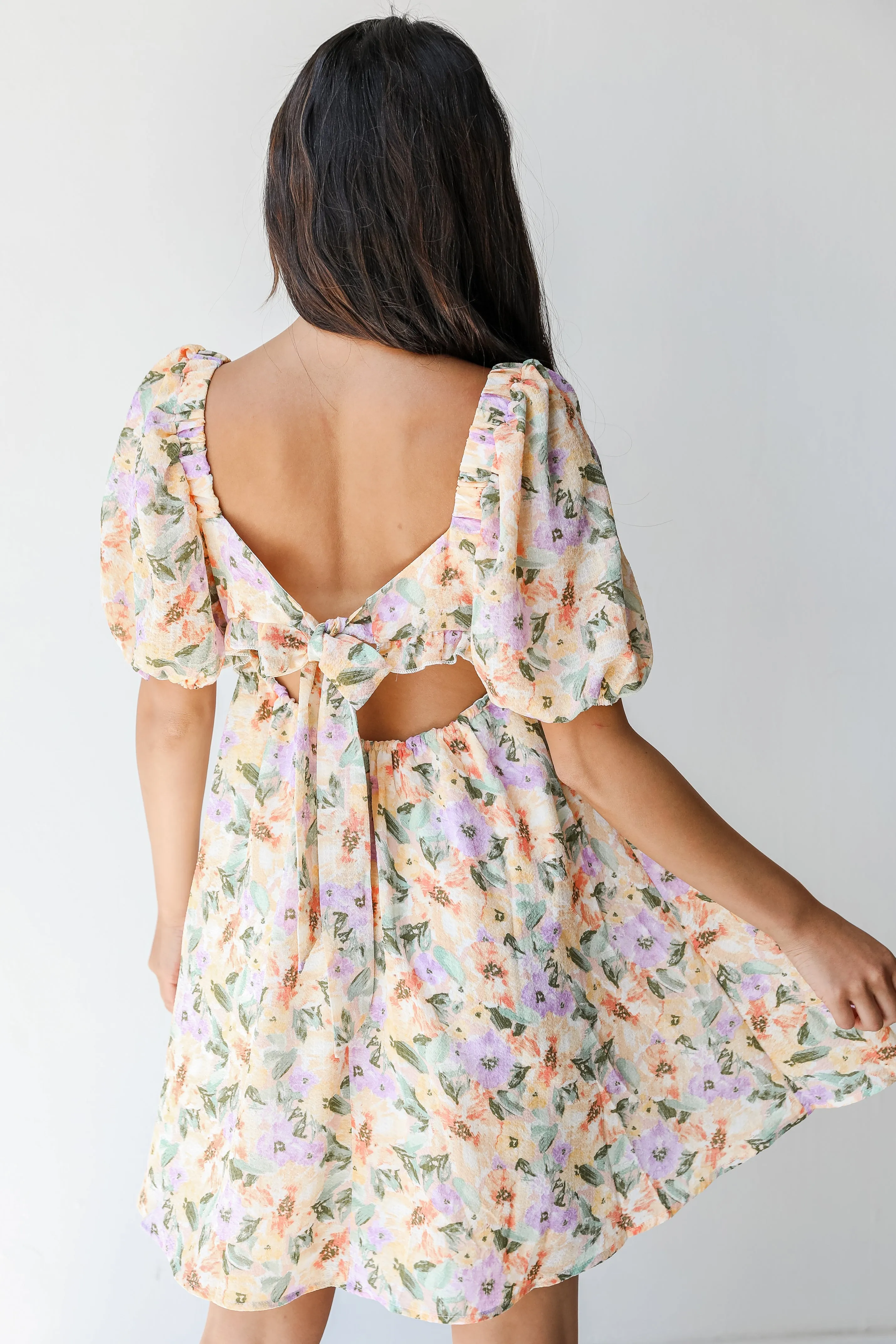 Floral Feelings Babydoll Mini Dress