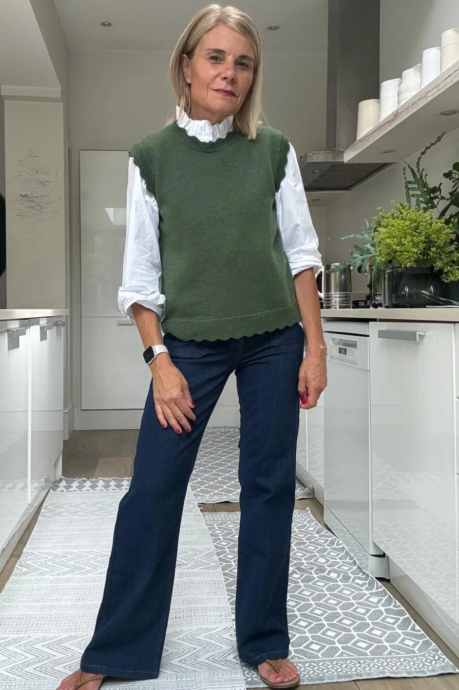 Flossie Carpenter Flare Jean - Rinse Wash