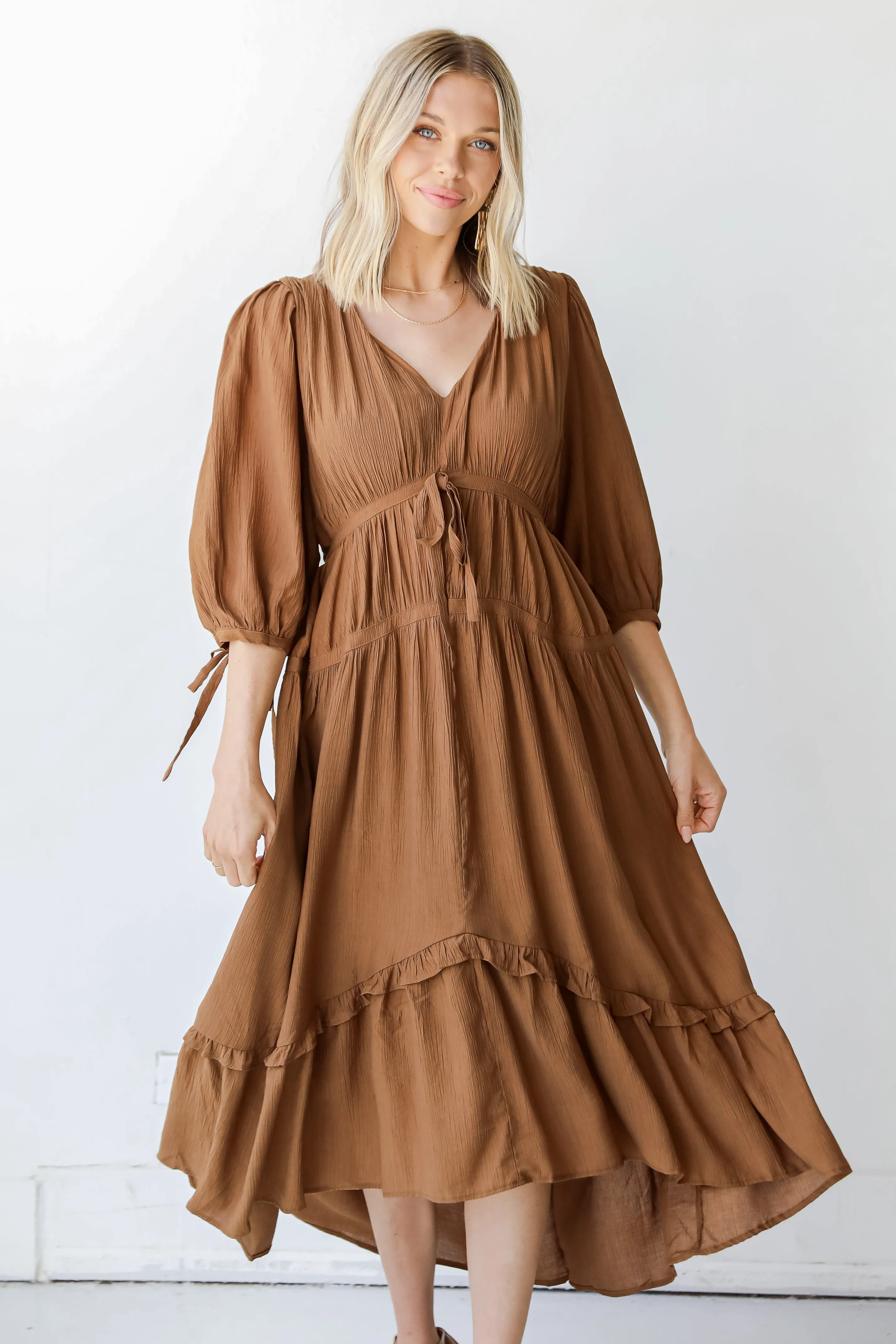 Fluttering Feelings Midi Dress