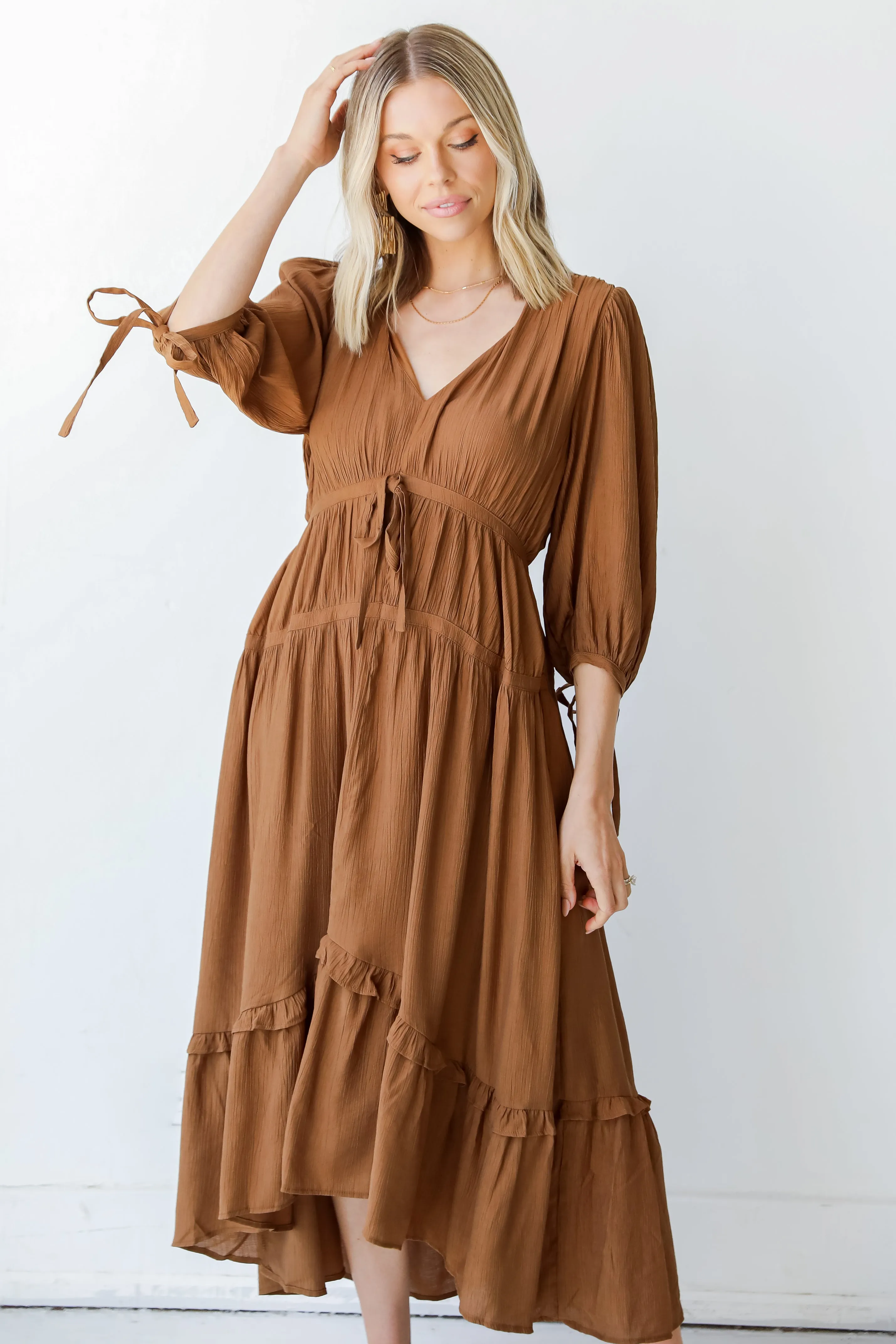 Fluttering Feelings Midi Dress