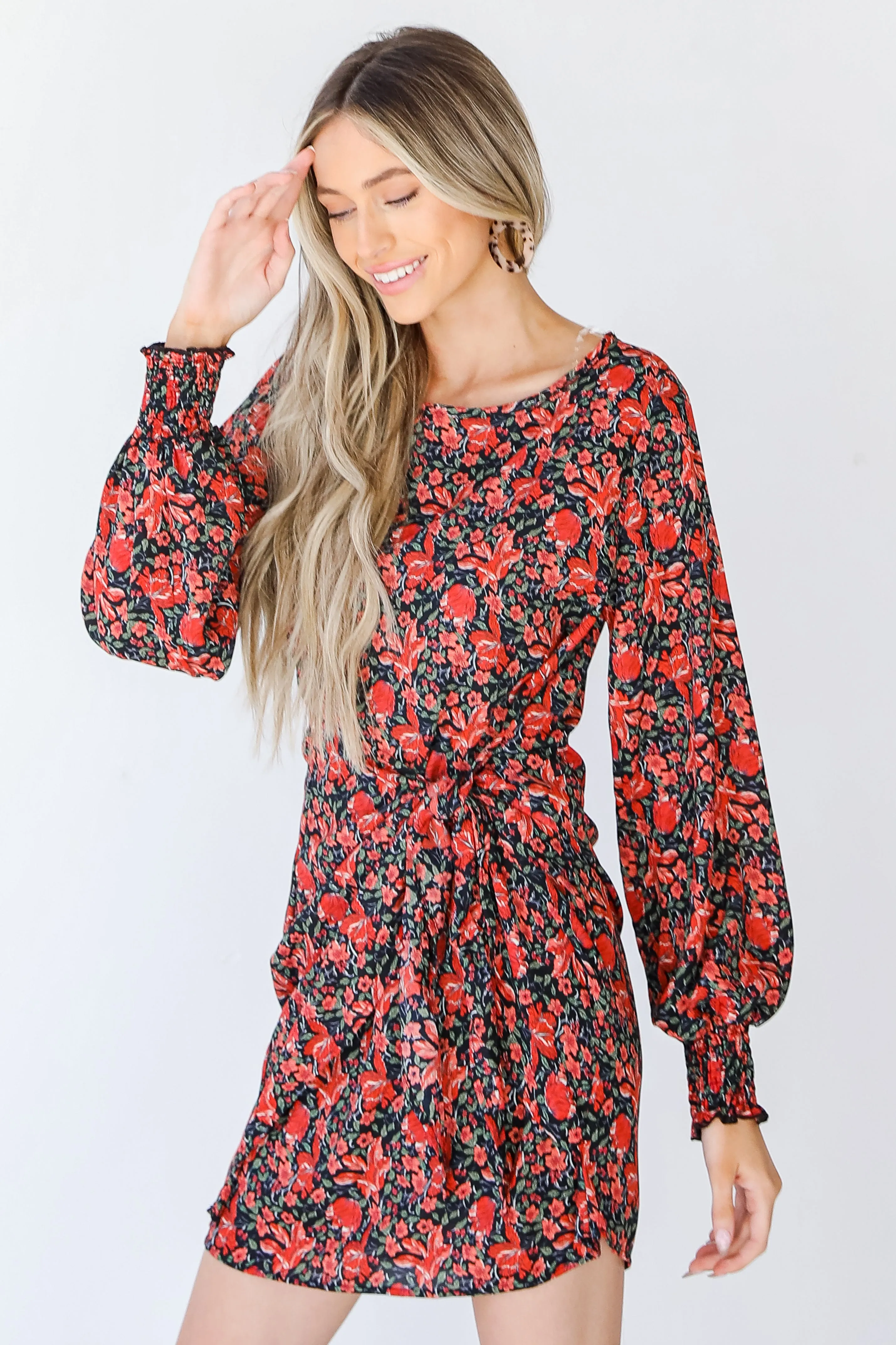 Fully Bloomed Floral Wrap Dress