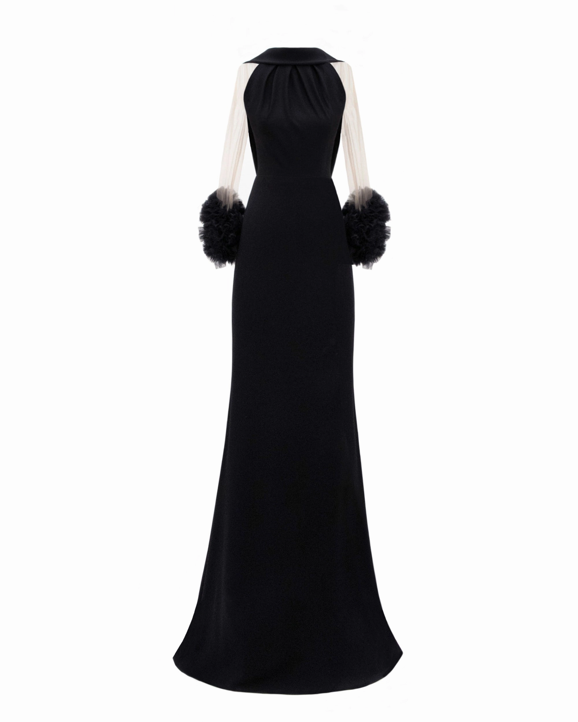 Halterneck Slim-Cut Dress