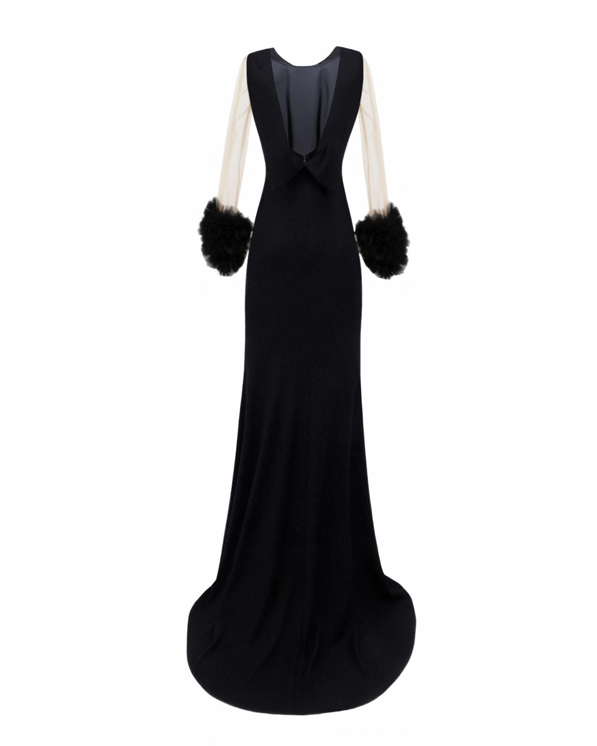Halterneck Slim-Cut Dress