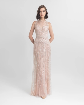 Heart Shape Sequin Dress
